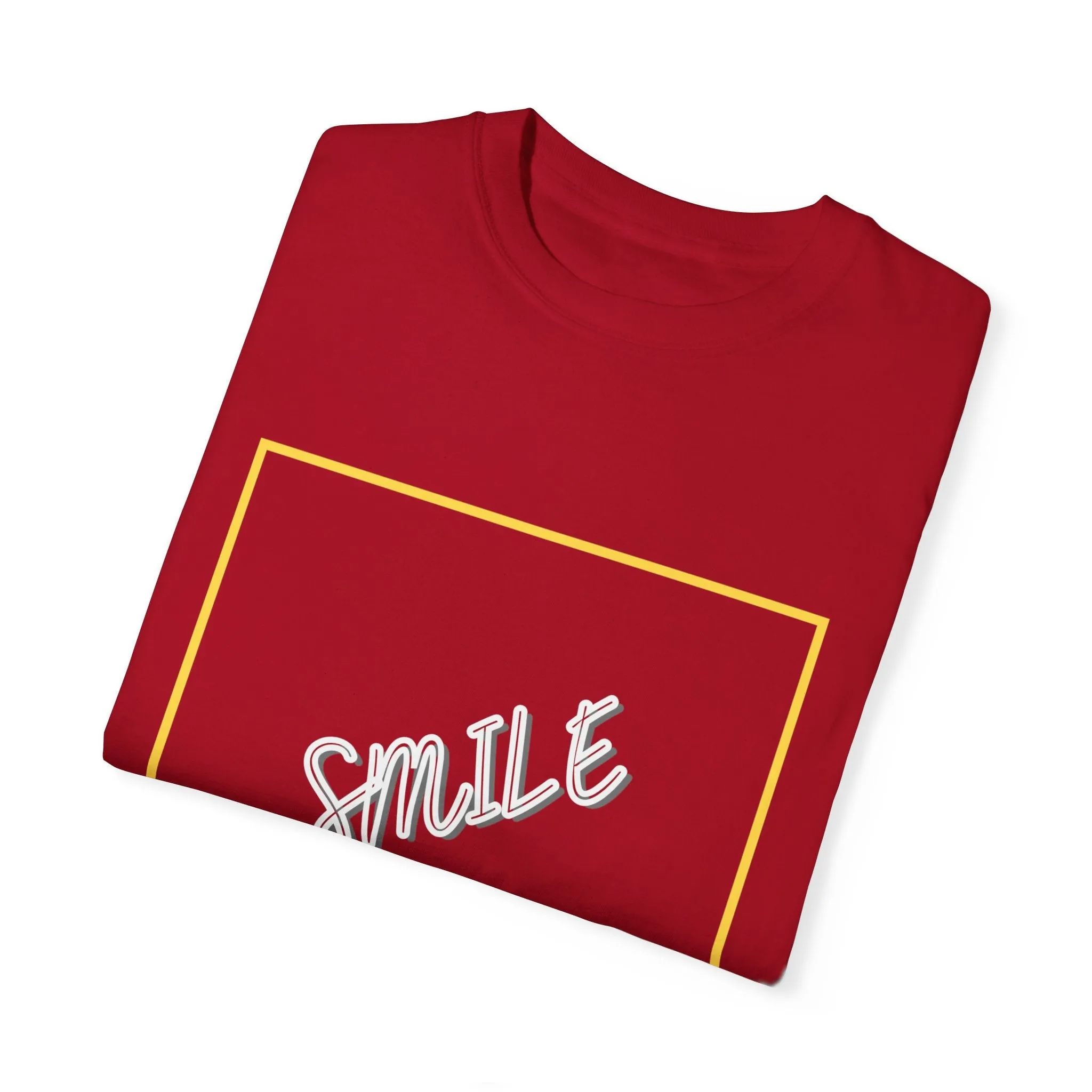 The Smile Tee with White Letters