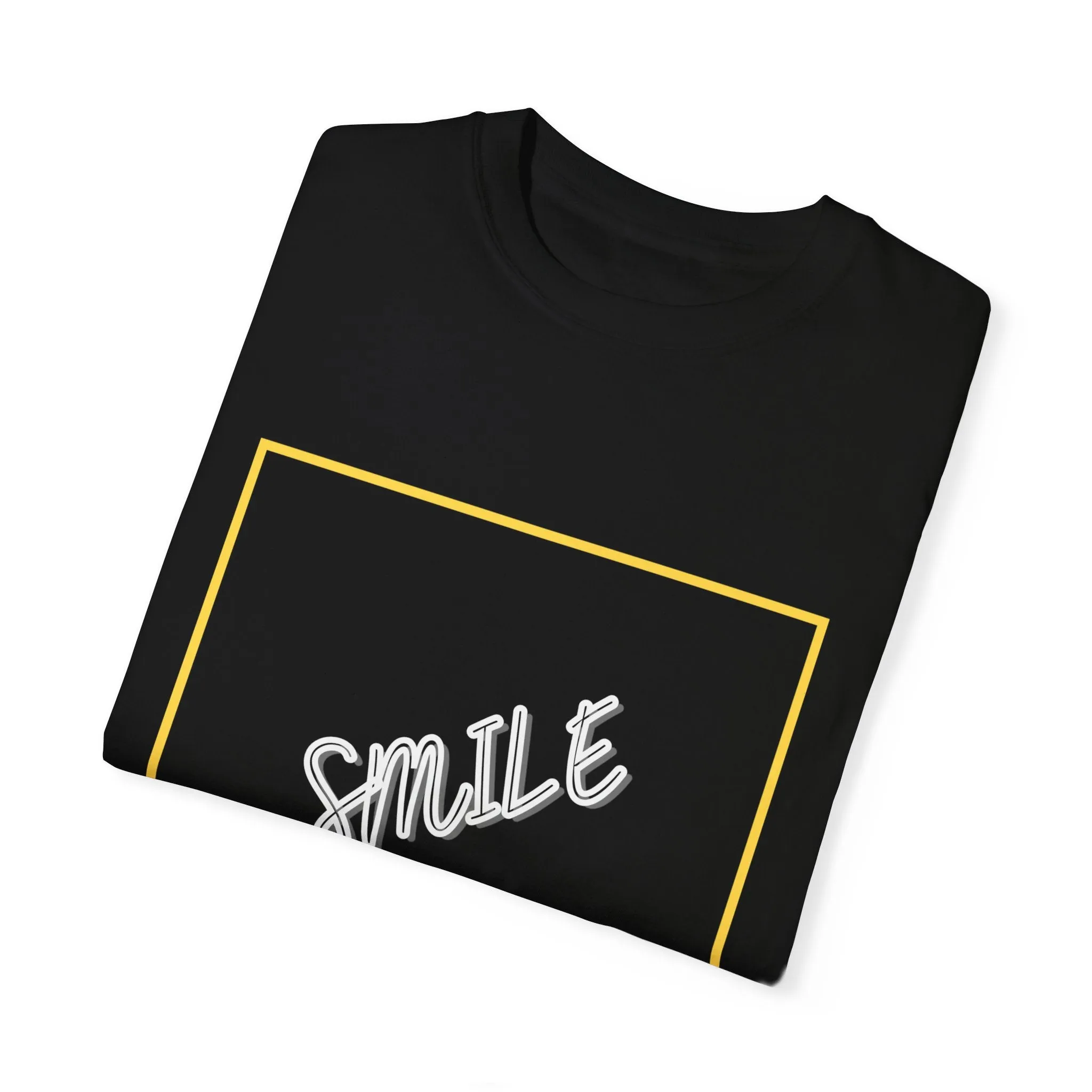 The Smile Tee with White Letters