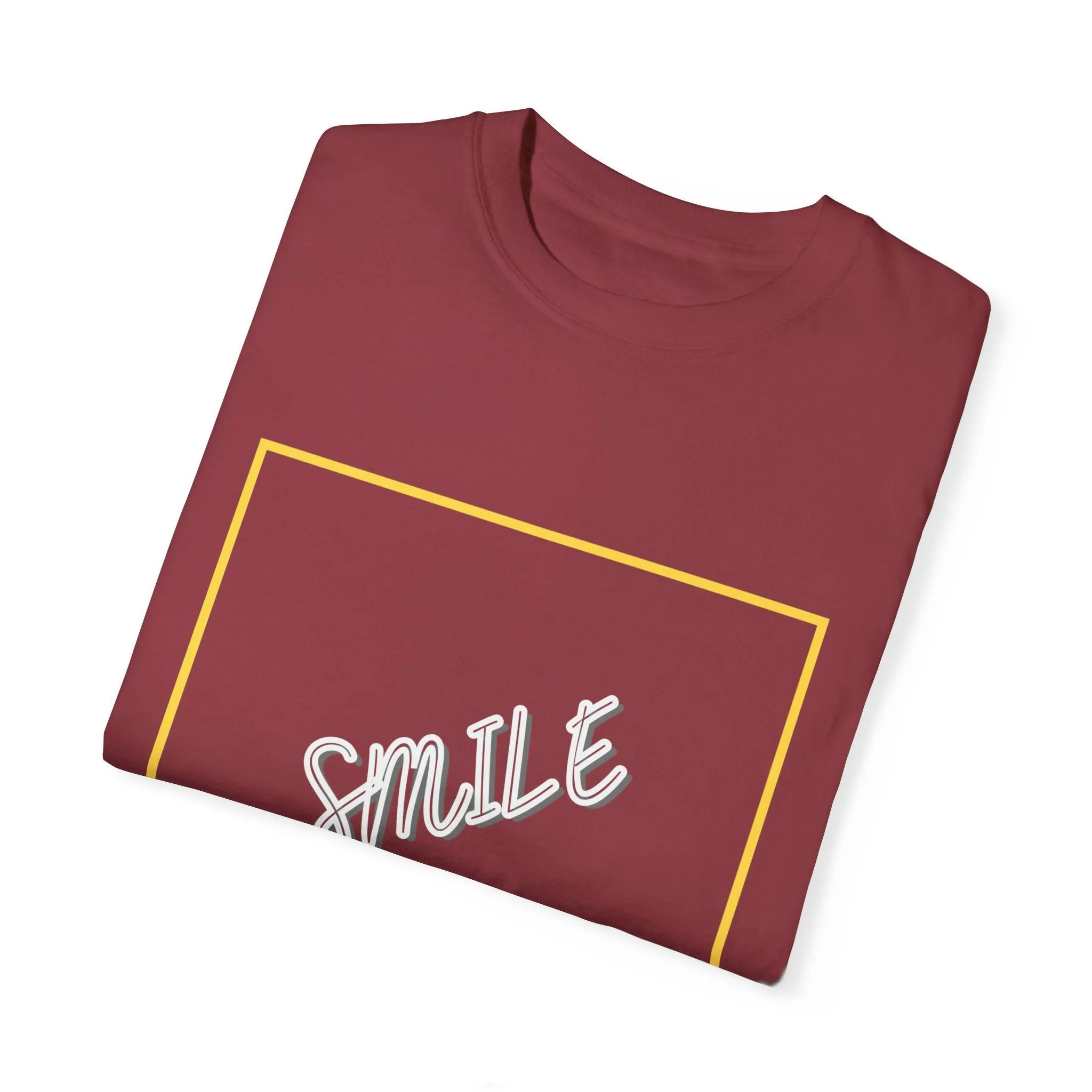 The Smile Tee with White Letters