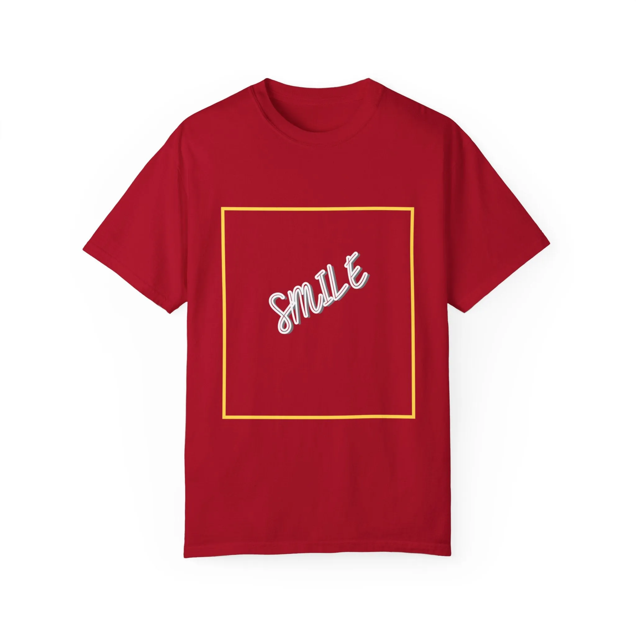 The Smile Tee with White Letters