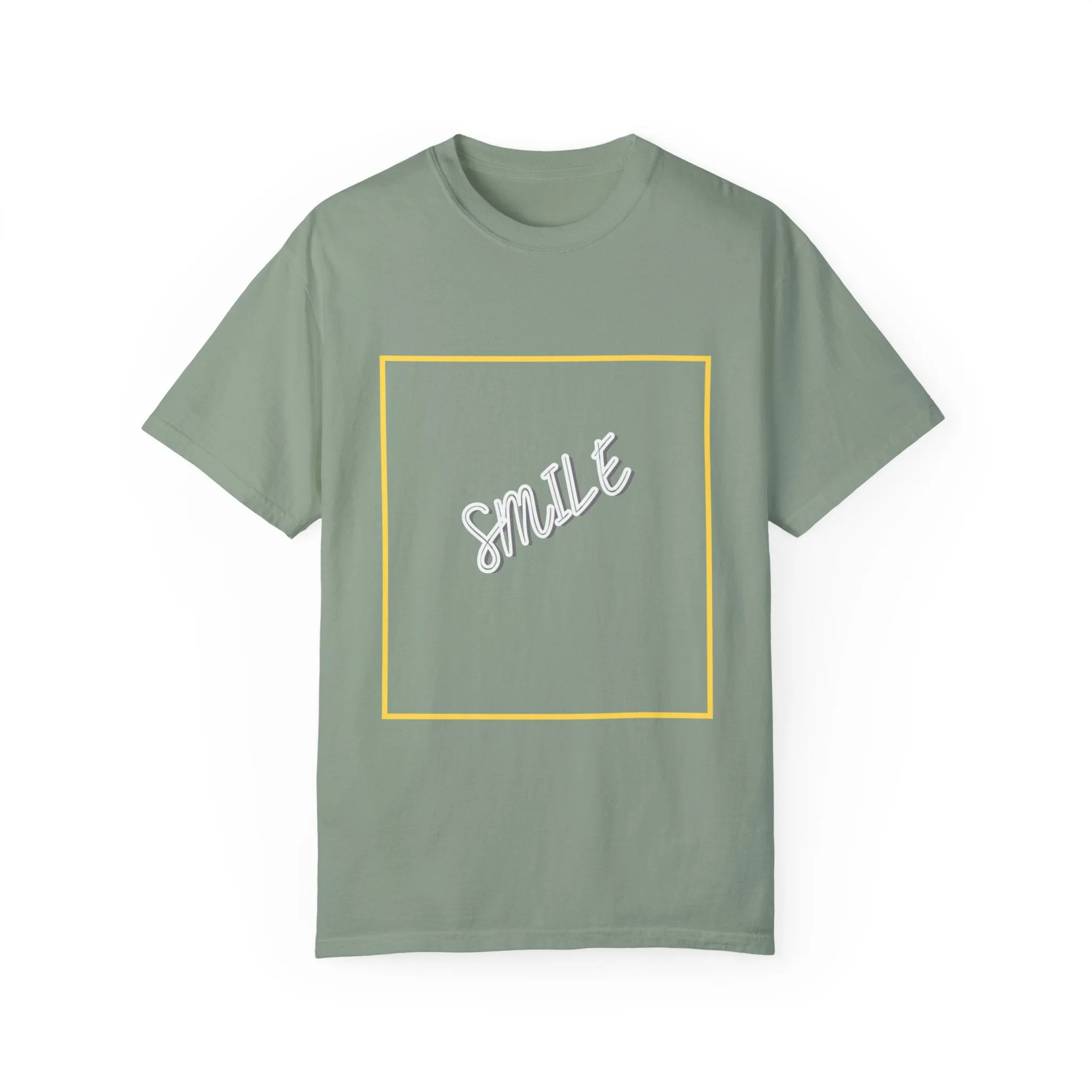 The Smile Tee with White Letters