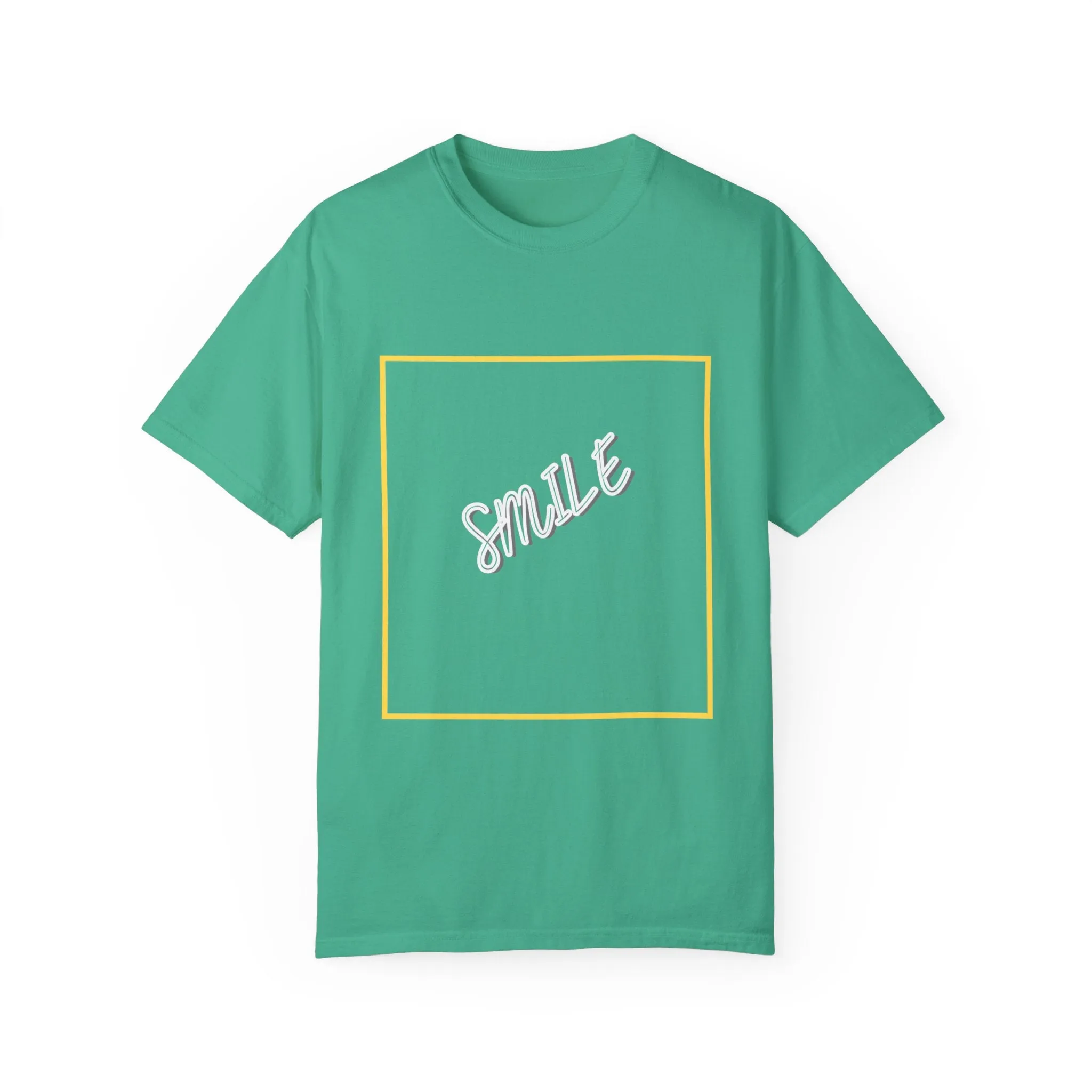 The Smile Tee with White Letters