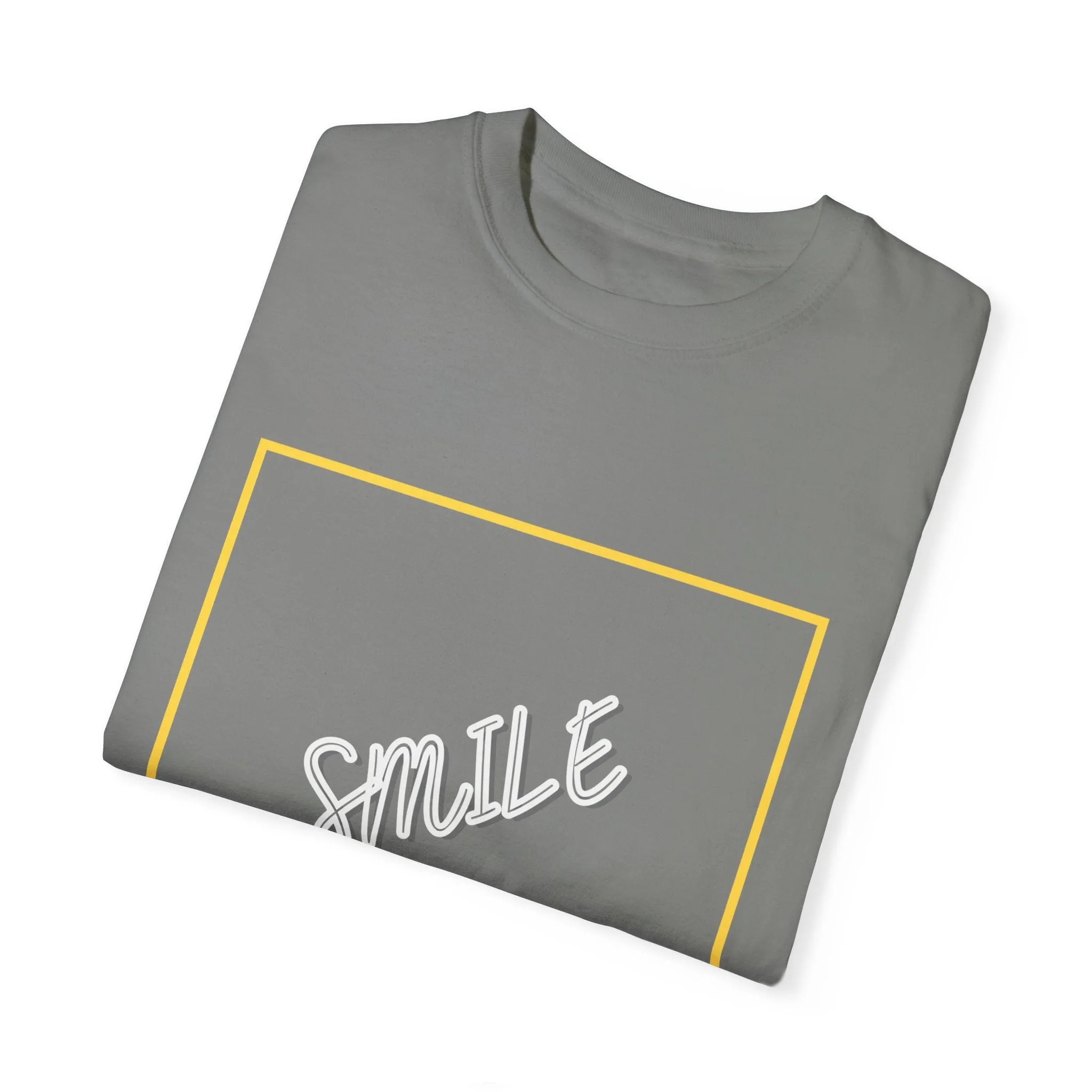 The Smile Tee with White Letters