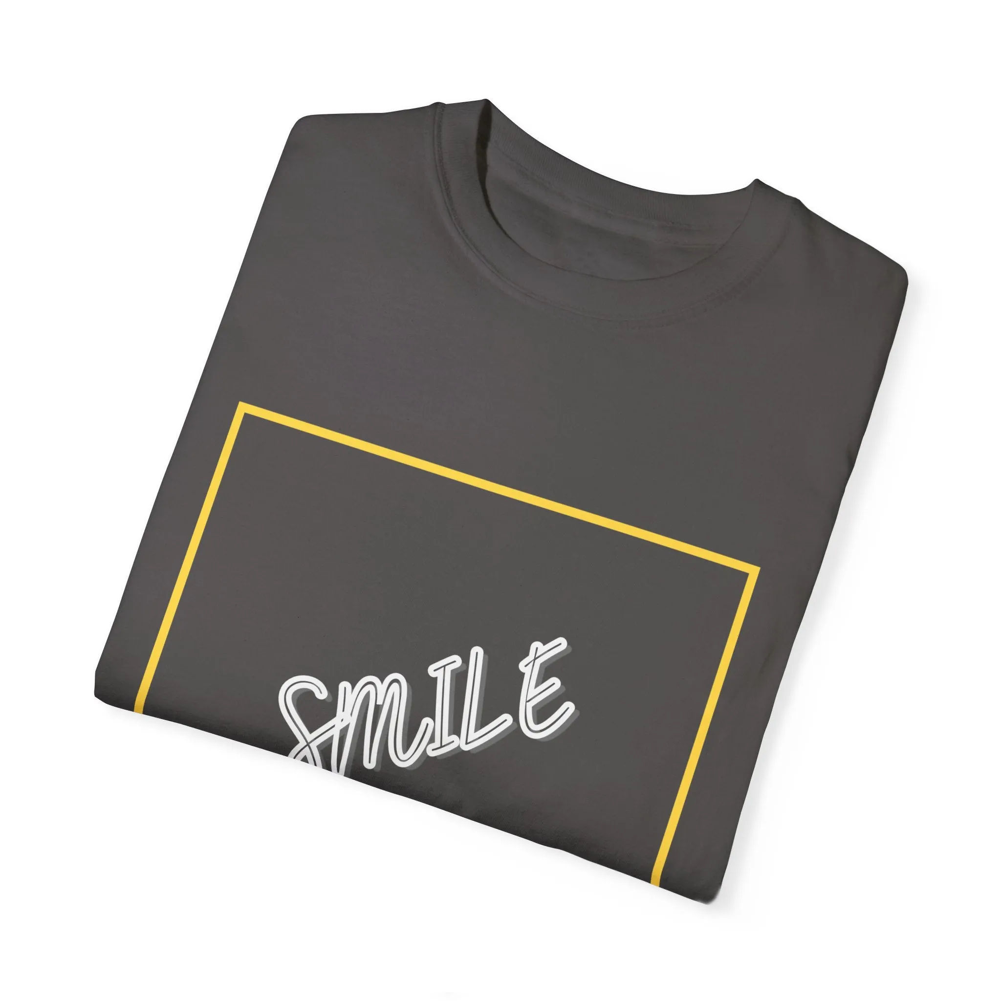 The Smile Tee with White Letters