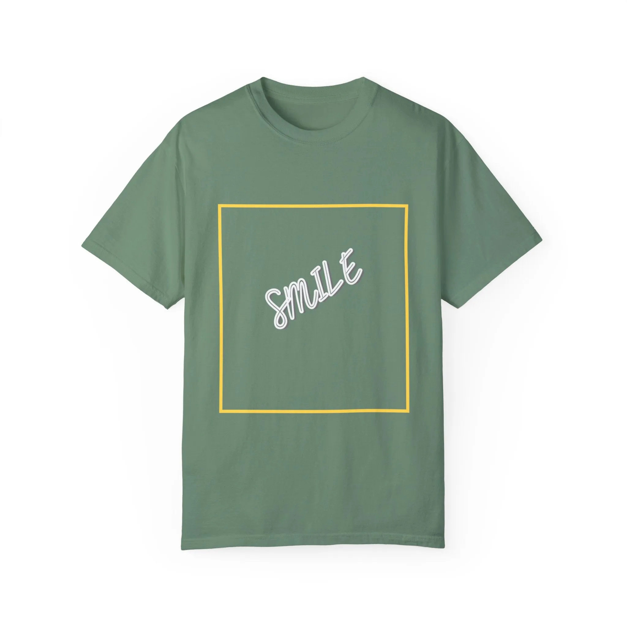 The Smile Tee with White Letters