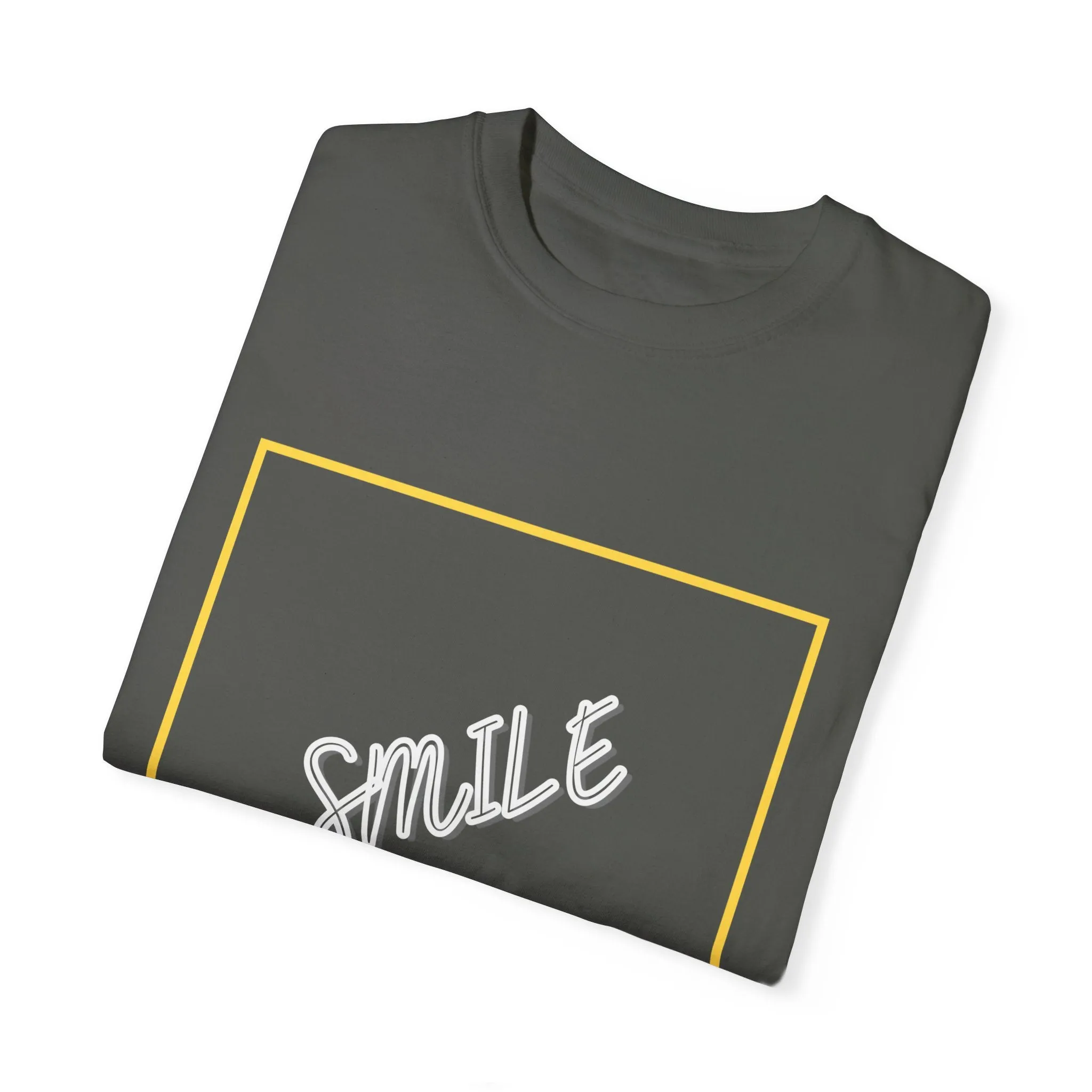 The Smile Tee with White Letters
