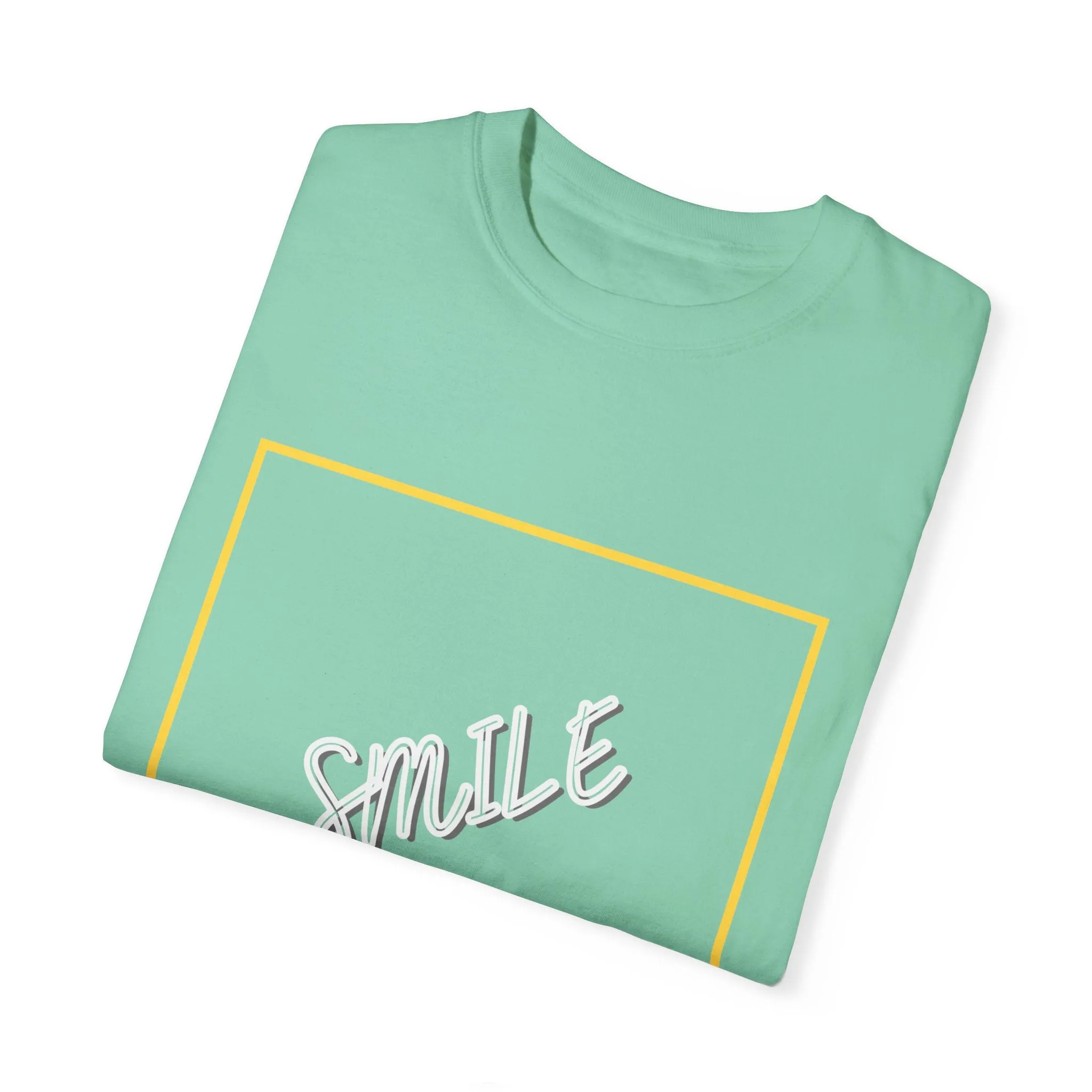 The Smile Tee with White Letters