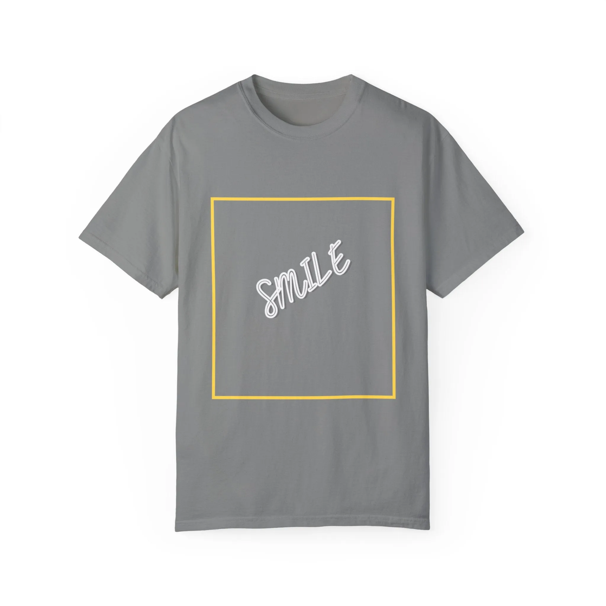 The Smile Tee with White Letters