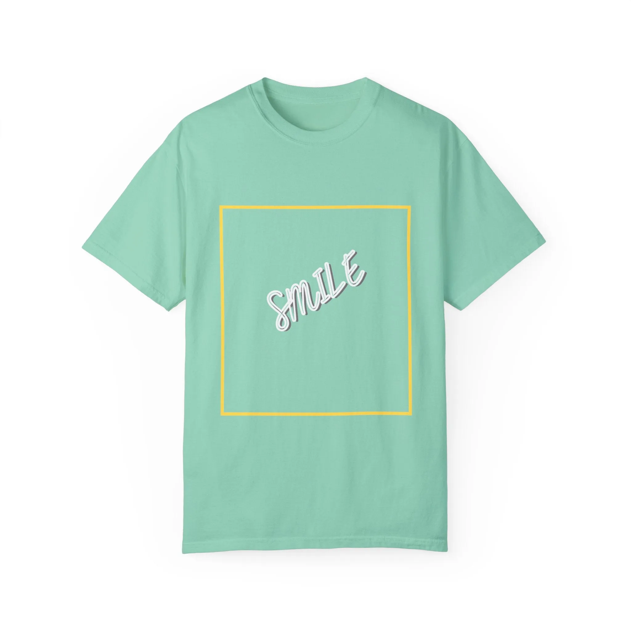 The Smile Tee with White Letters