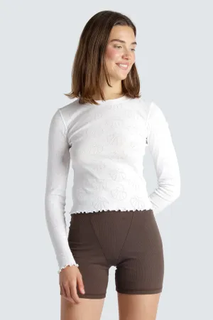 TIDE1 CREWNECK POINTELLE