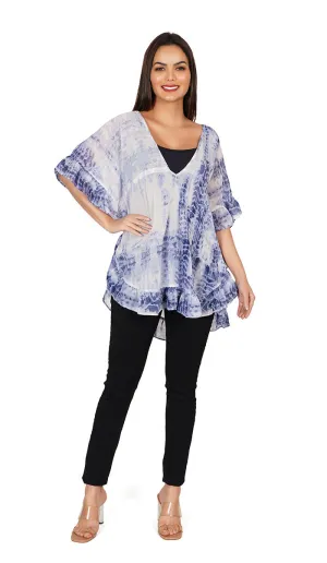 Tie-Dye Kaftan Style Top/Swimsuit Cover Up Beach Dress