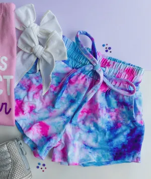 tie dye lounge shorts