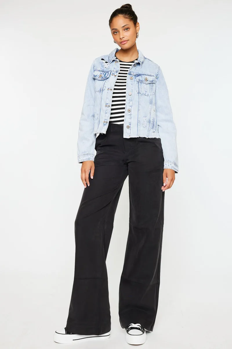 Tinley Mid Rise Wide Leg Pants