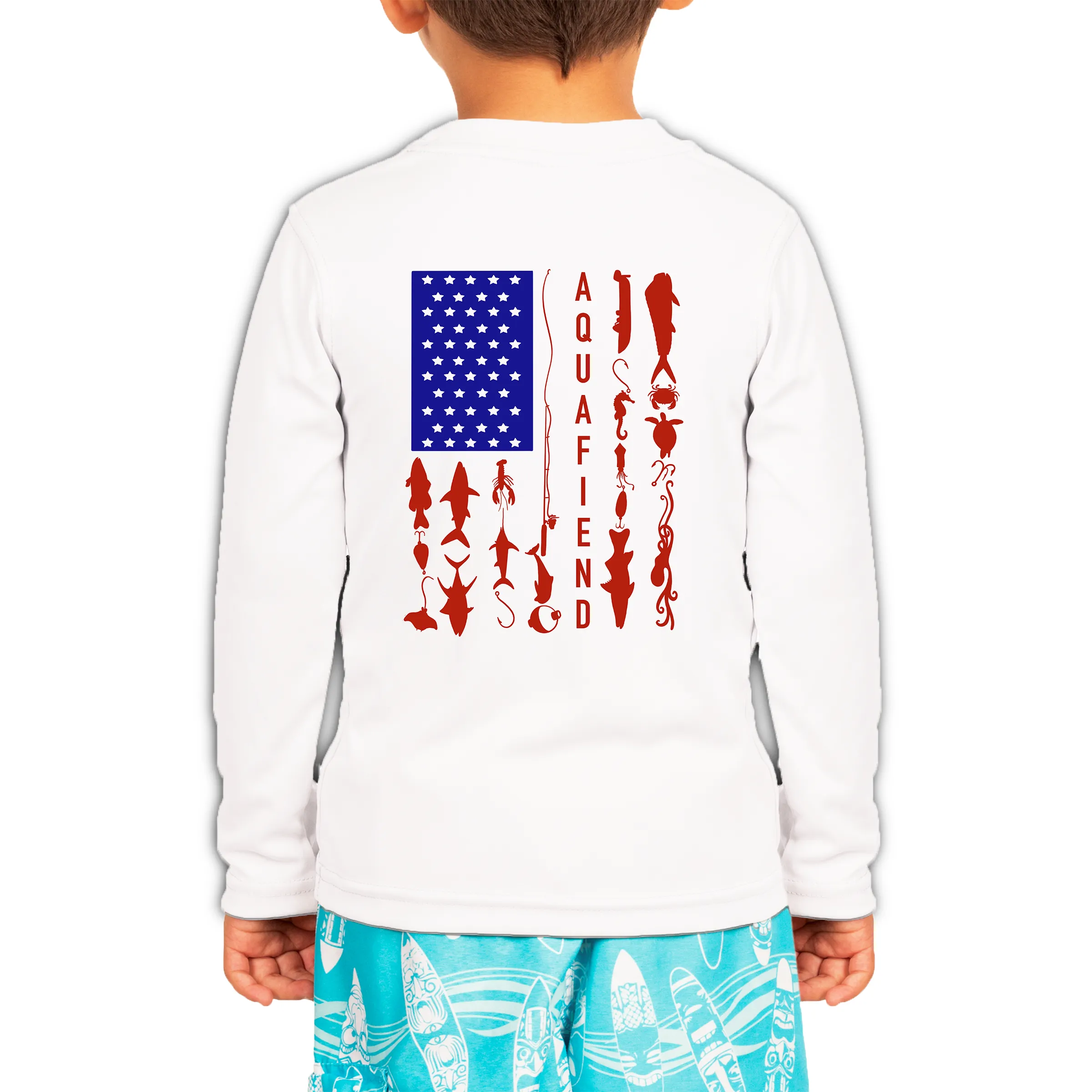 Toddler Fiend Flag White