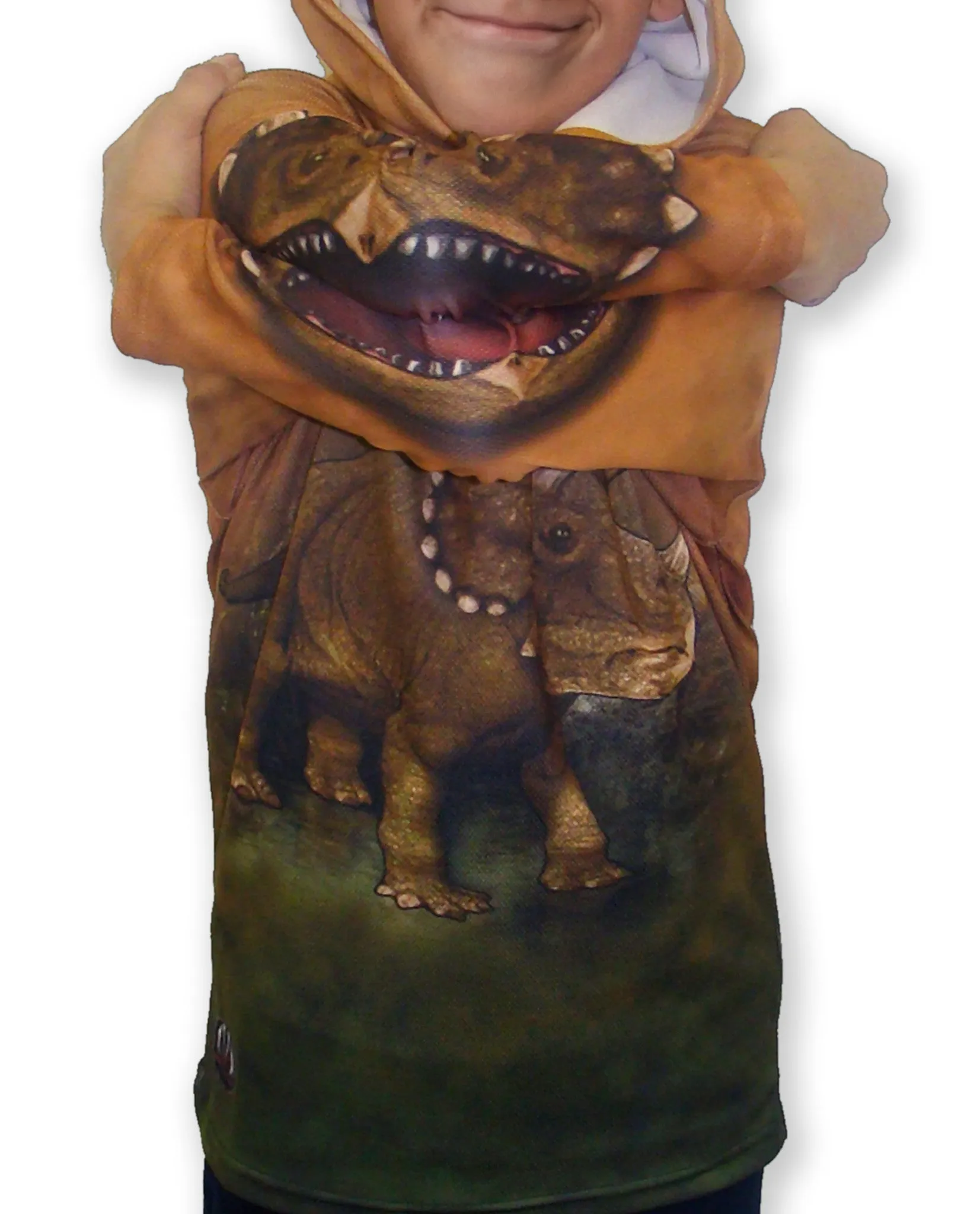 TRICERATOPS Hoodie Sport Shirt by MOUTHMAN®