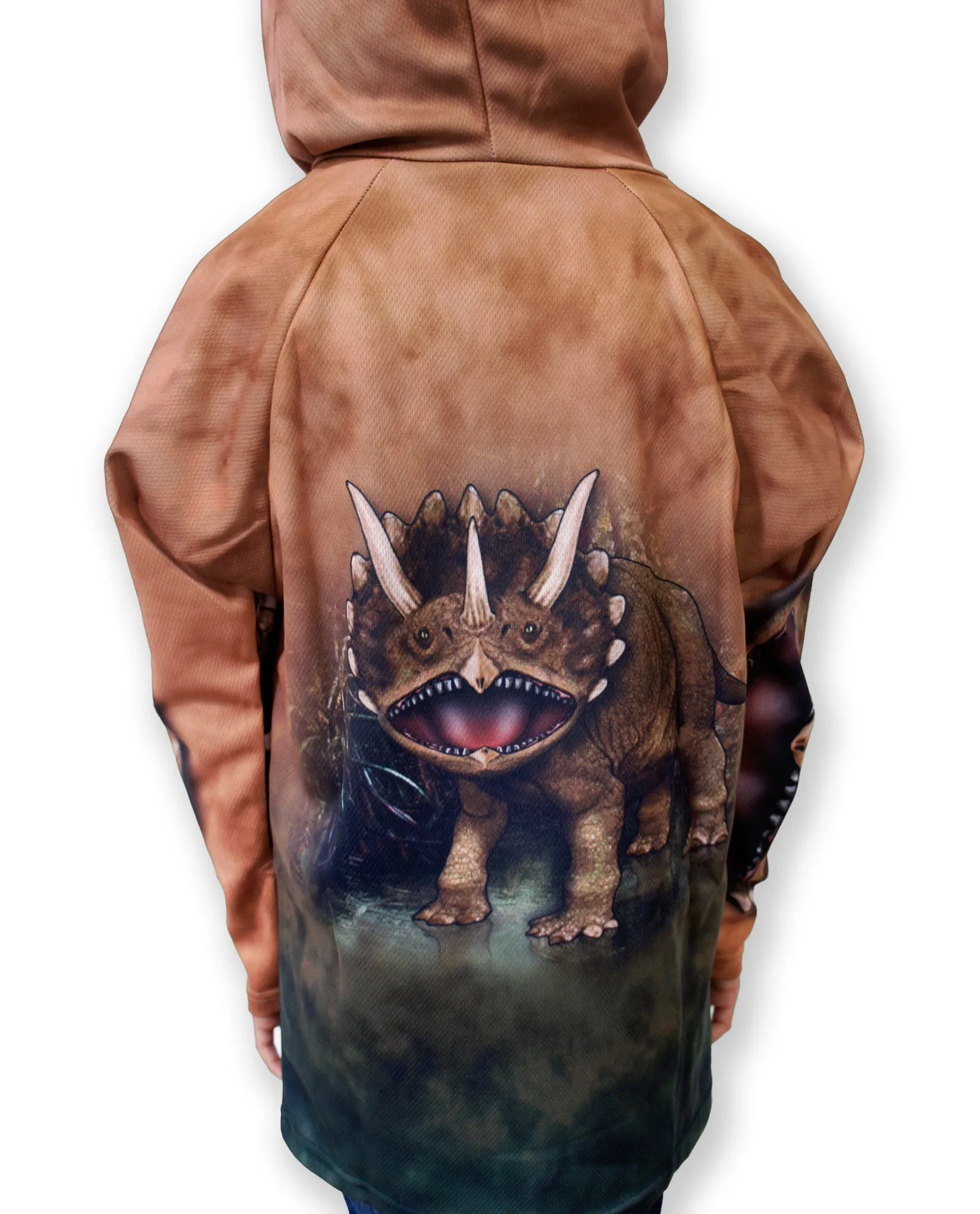TRICERATOPS Hoodie Sport Shirt by MOUTHMAN®