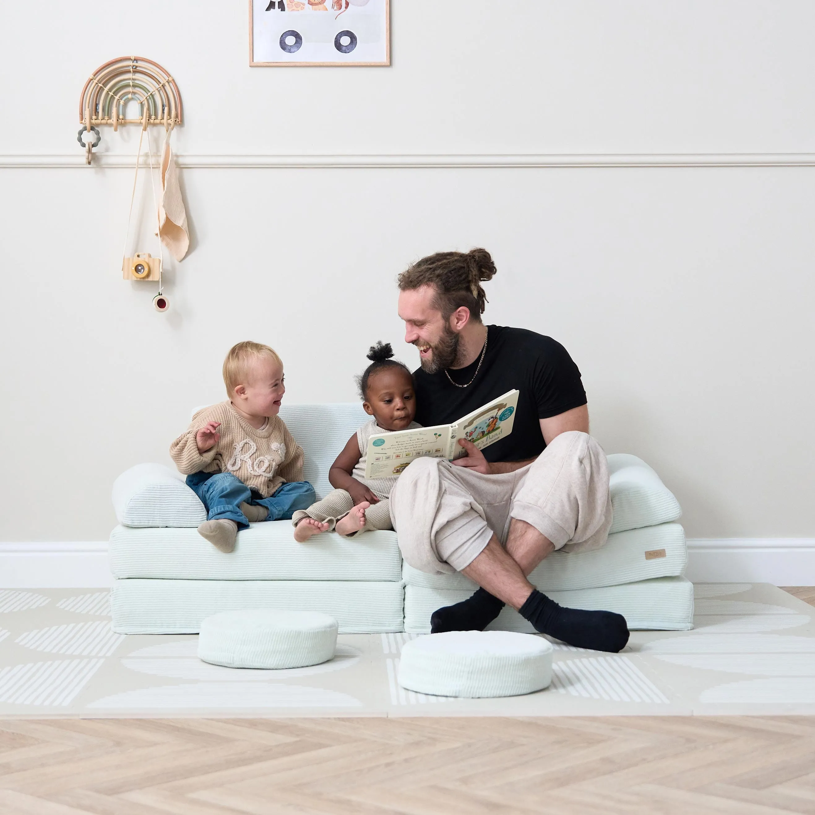 Tutti Bambini Playrama Montessori Kids Play  Sofa - Sea Mist