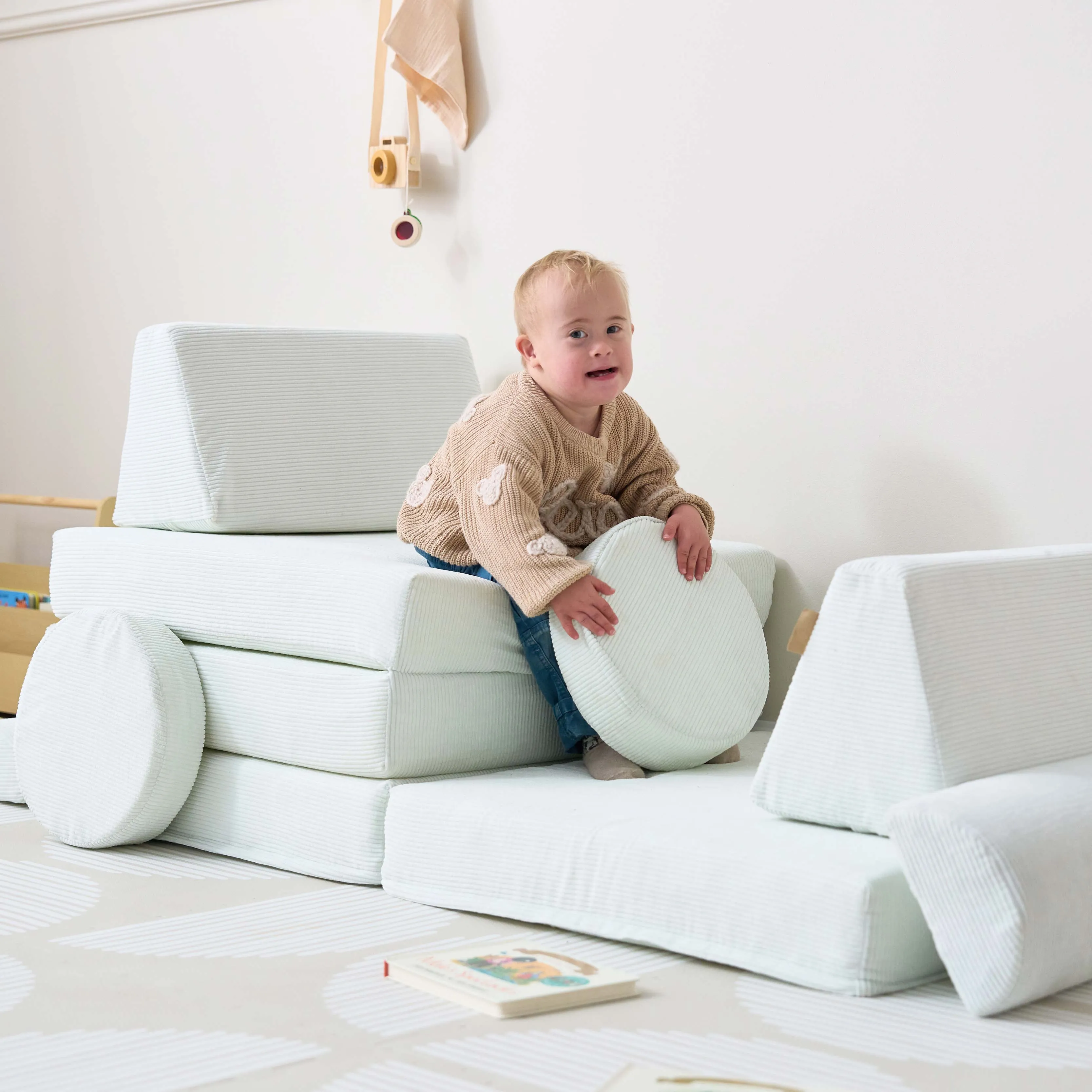 Tutti Bambini Playrama Montessori Kids Play  Sofa - Sea Mist