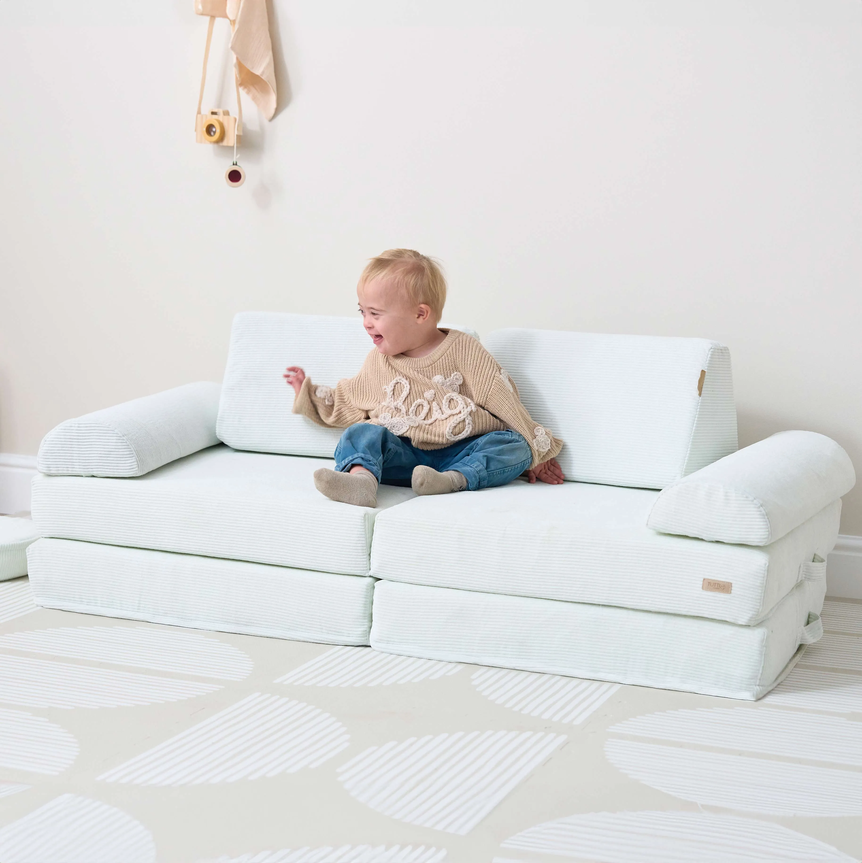 Tutti Bambini Playrama Montessori Kids Play  Sofa - Sea Mist