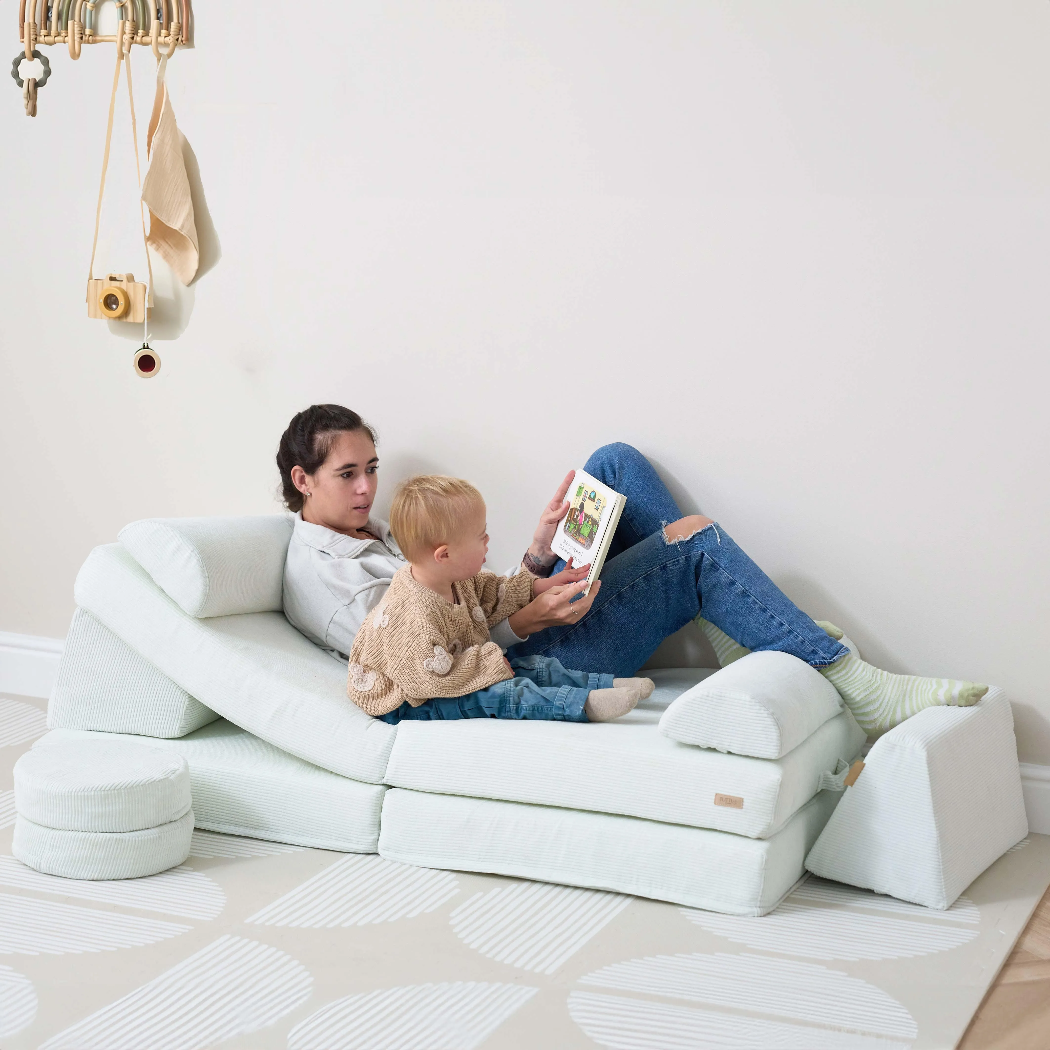 Tutti Bambini Playrama Montessori Kids Play  Sofa - Sea Mist