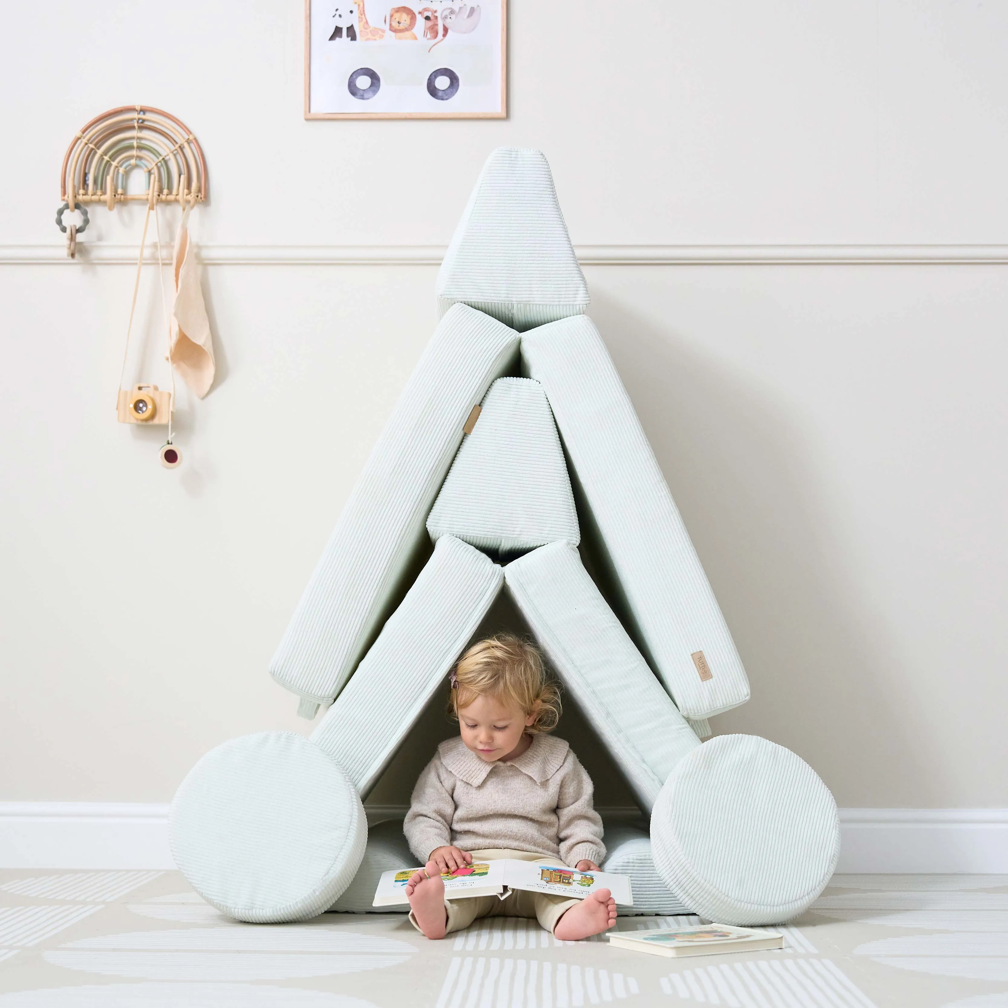 Tutti Bambini Playrama Montessori Kids Play  Sofa - Sea Mist