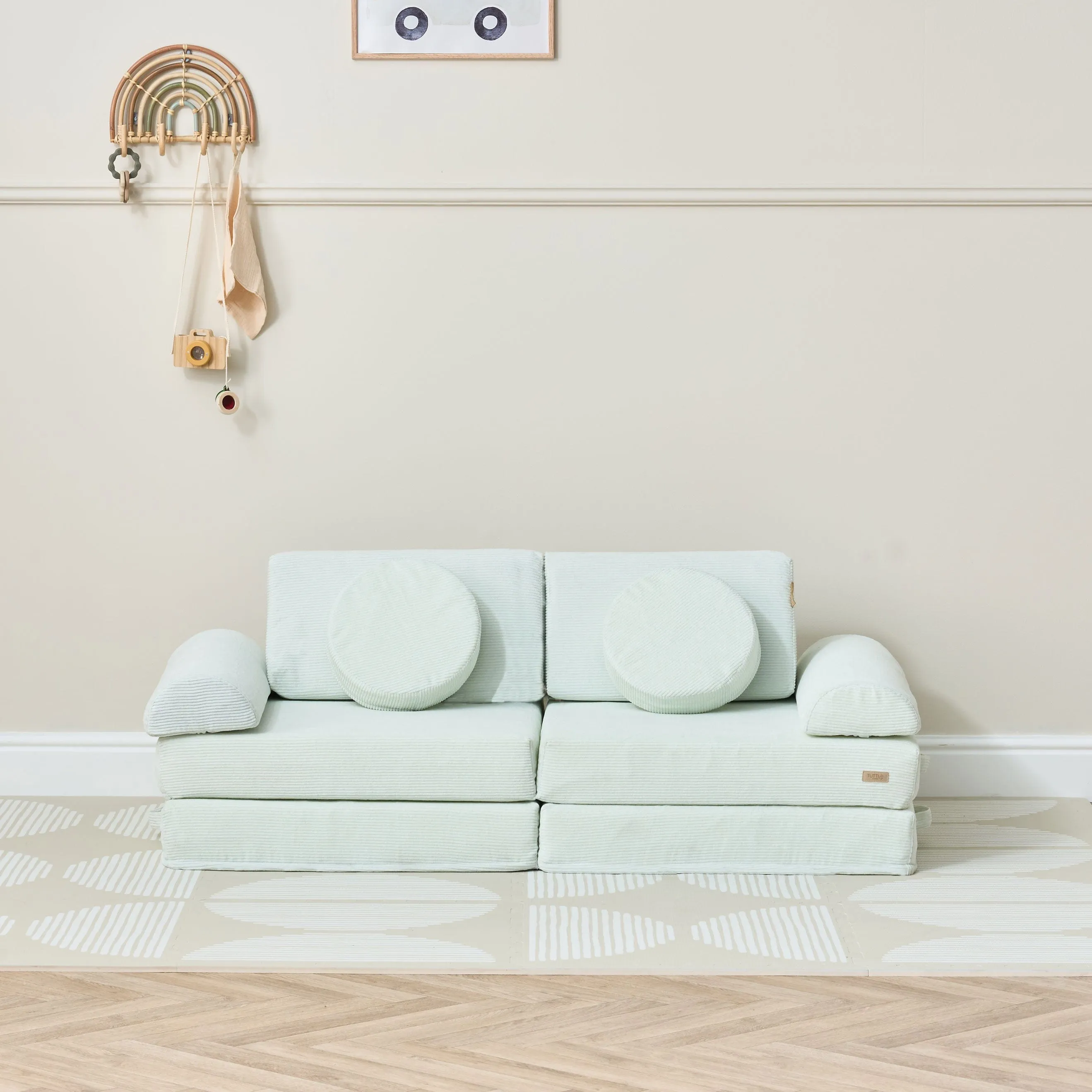 Tutti Bambini Playrama Montessori Kids Play  Sofa - Sea Mist
