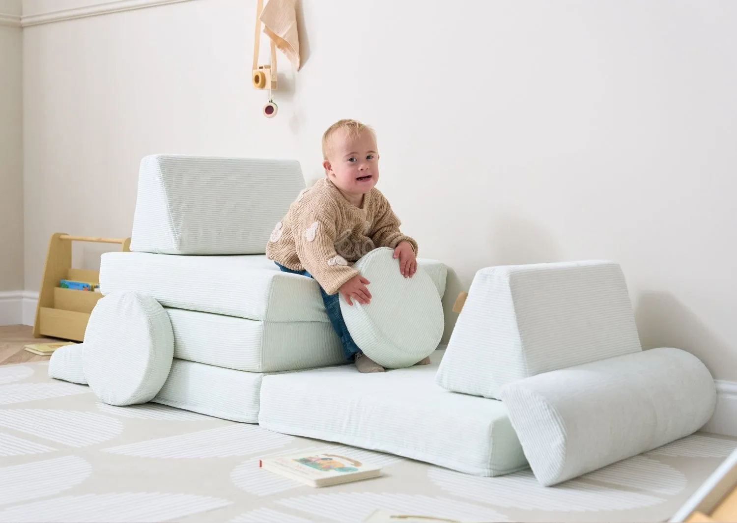 Tutti Bambini Playrama Montessori Kids Play  Sofa - Sea Mist
