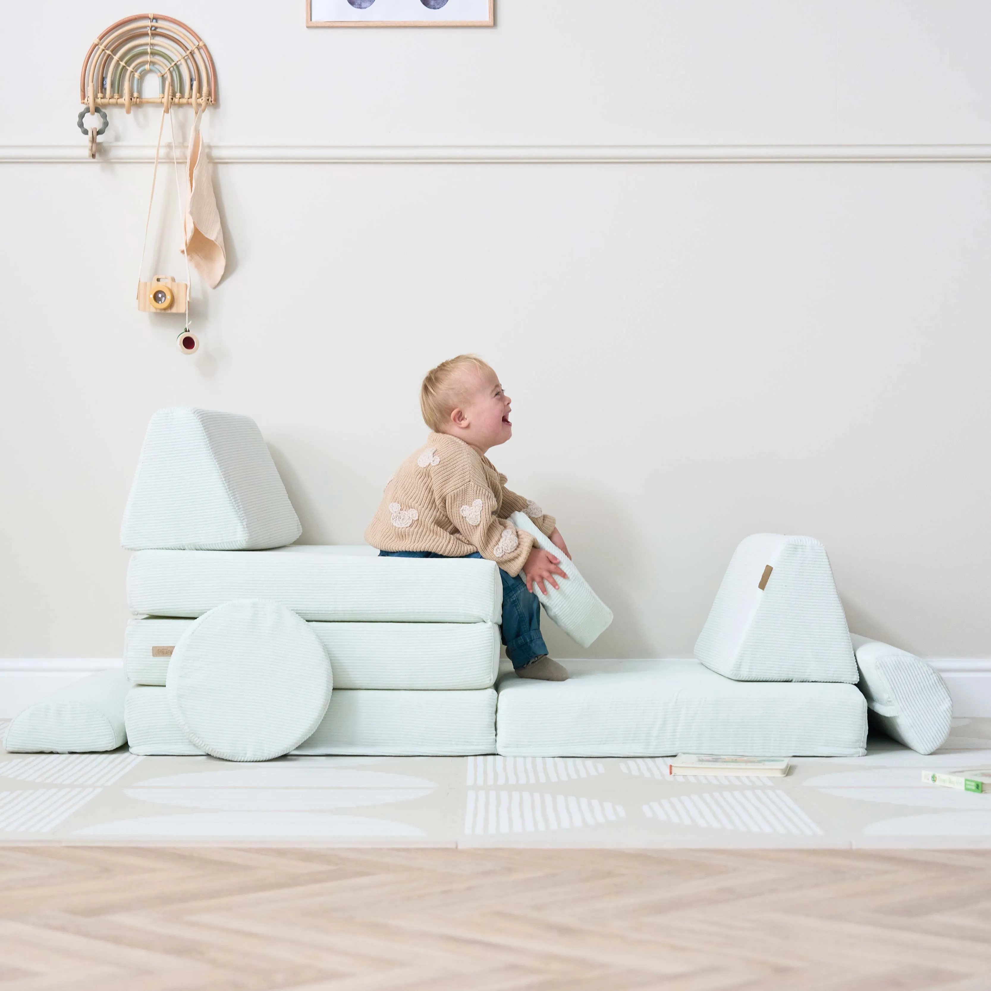Tutti Bambini Playrama Montessori Kids Play  Sofa - Sea Mist