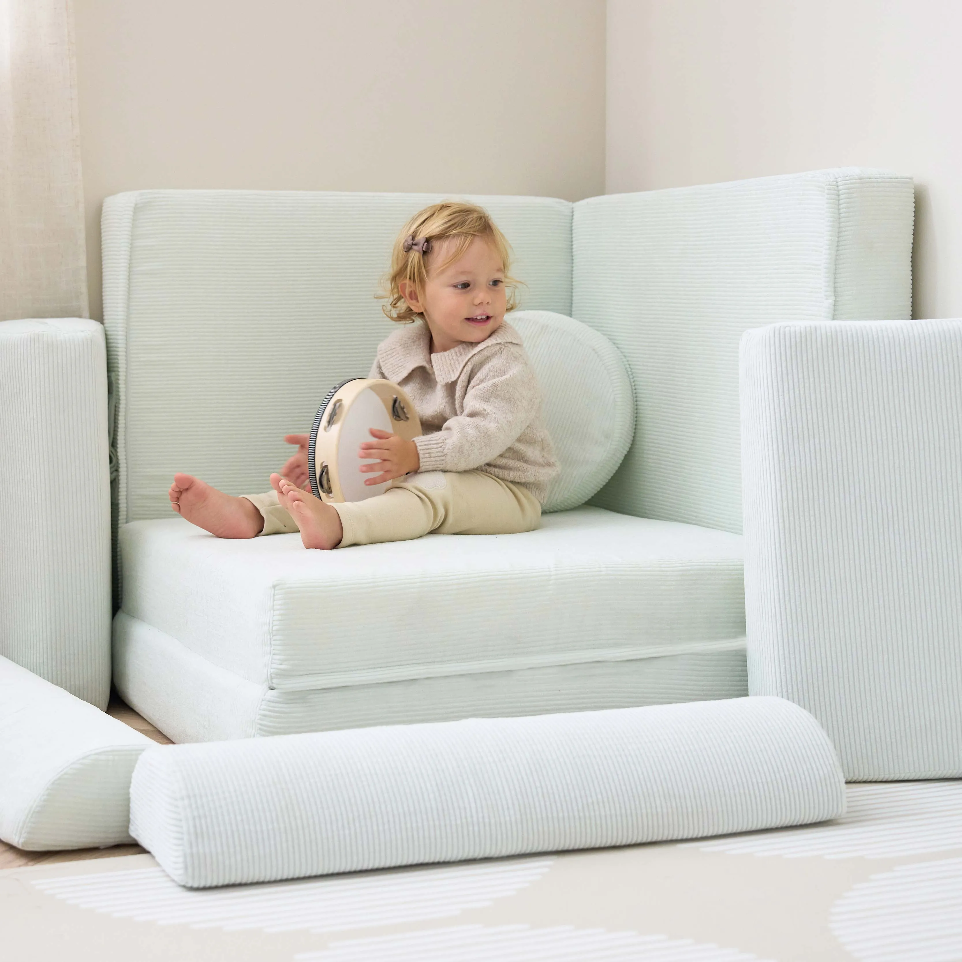 Tutti Bambini Playrama Montessori Kids Play  Sofa - Sea Mist