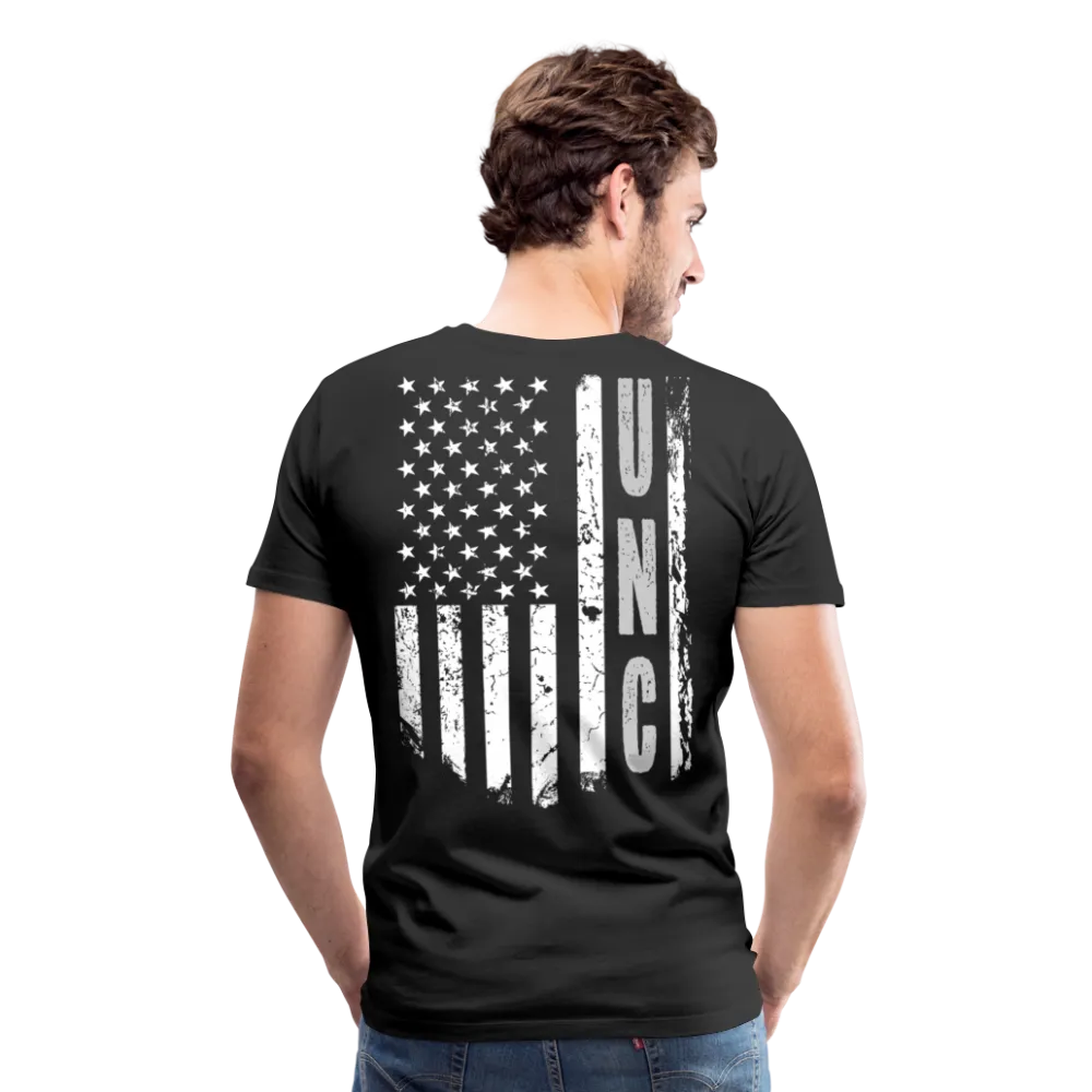 Unc American Flag Men's Premium T-Shirt