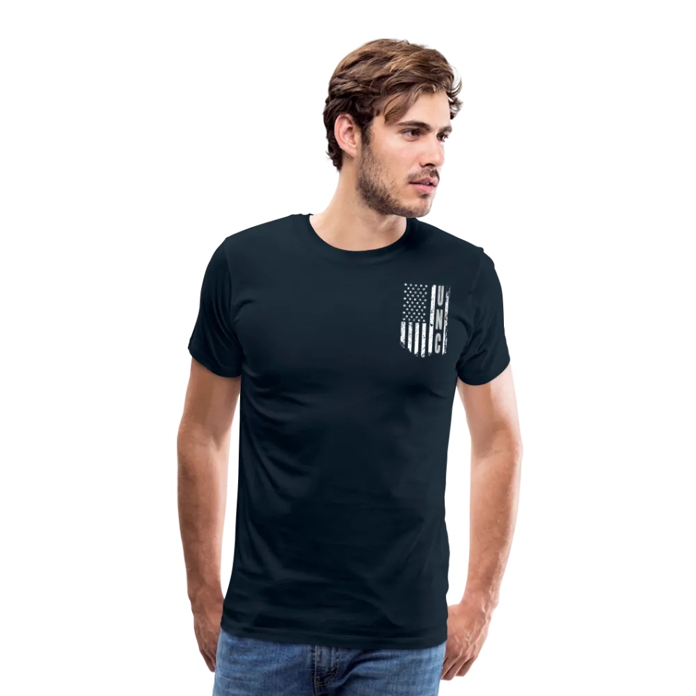 Unc American Flag Men's Premium T-Shirt