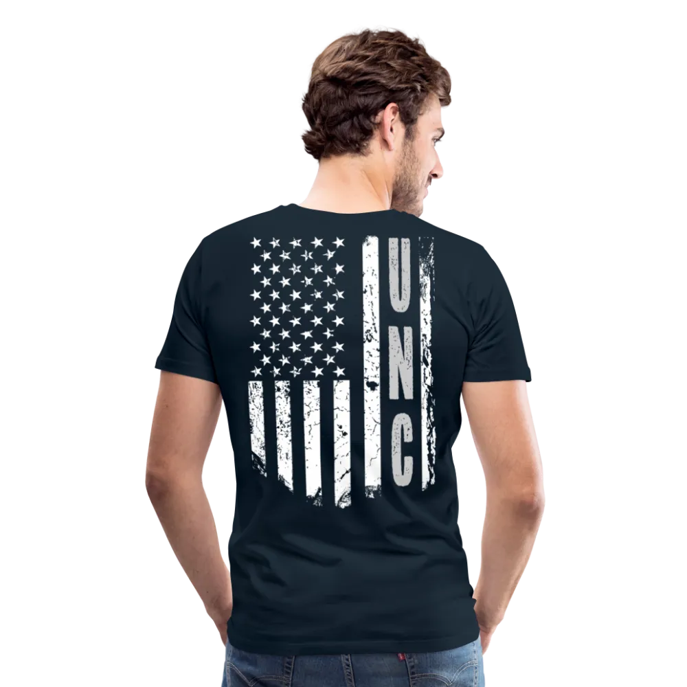 Unc American Flag Men's Premium T-Shirt
