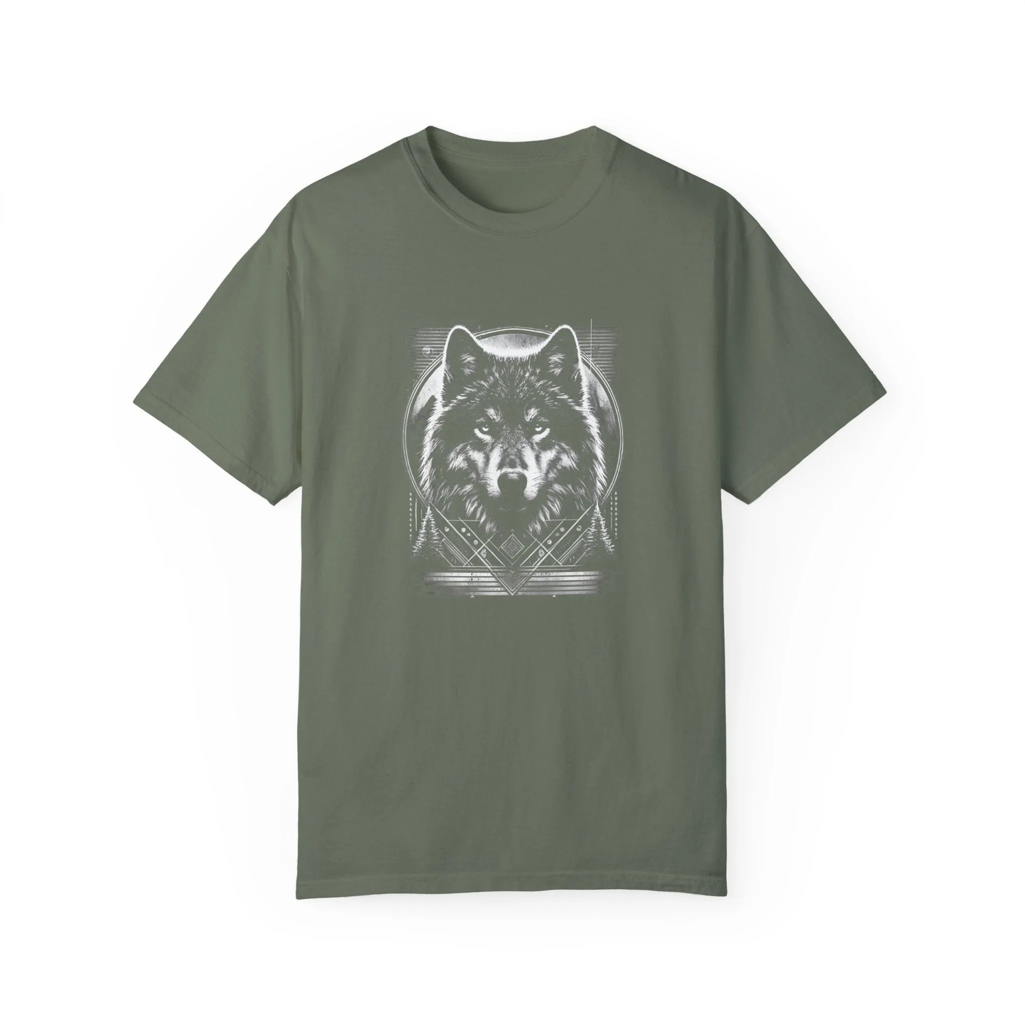 Unisex Garment-Dyed Wolf T-shirt