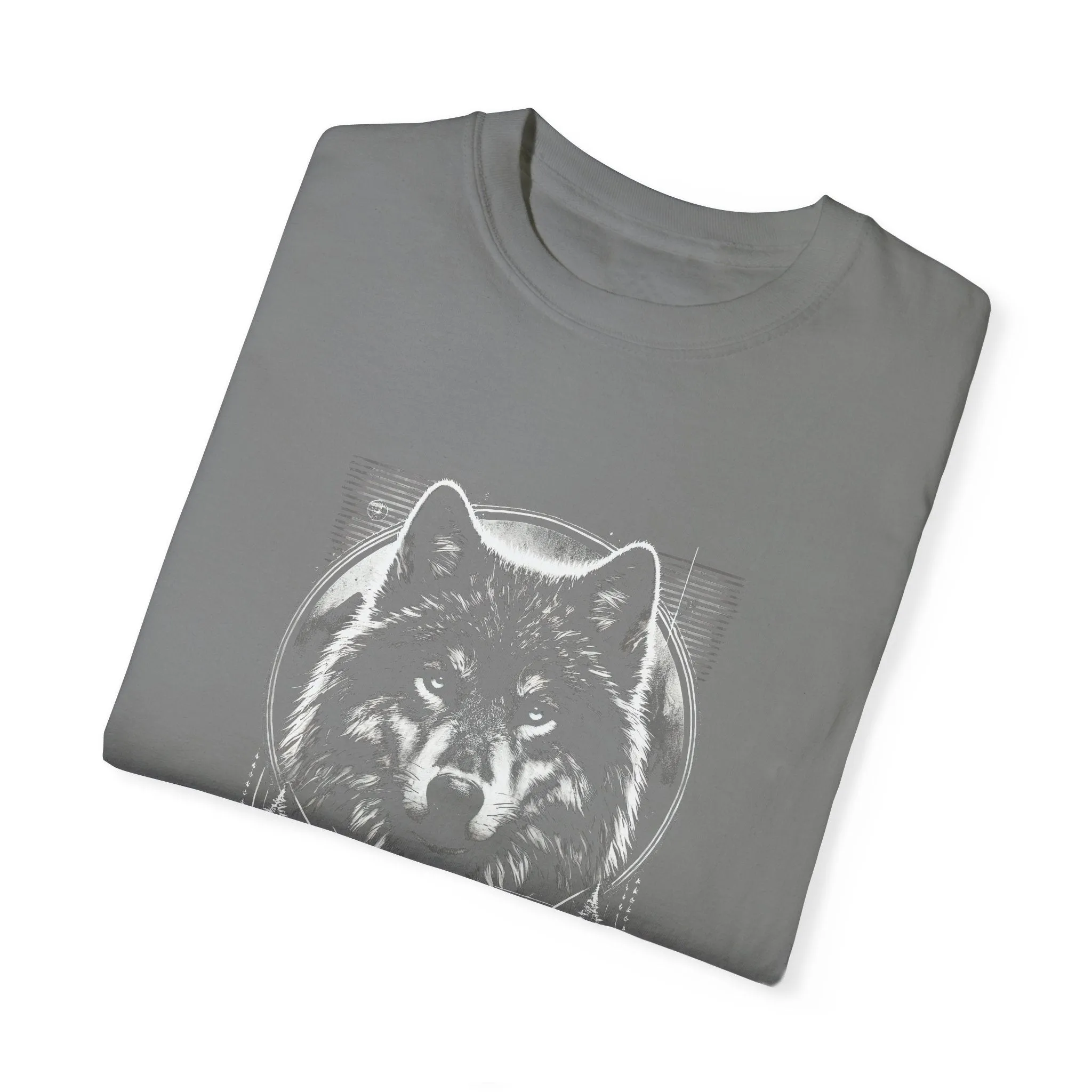 Unisex Garment-Dyed Wolf T-shirt