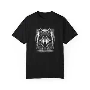 Unisex Garment-Dyed Wolf T-shirt