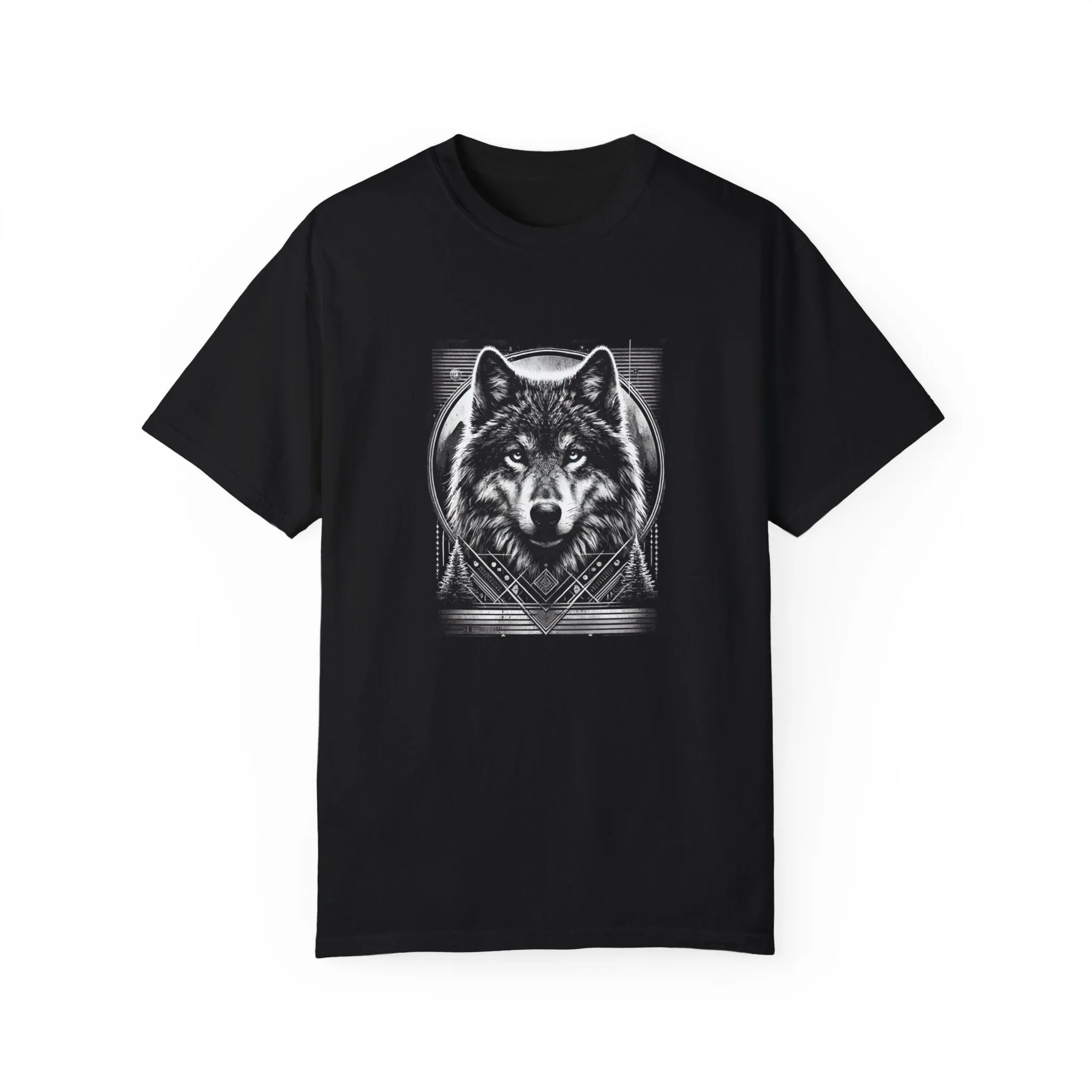 Unisex Garment-Dyed Wolf T-shirt