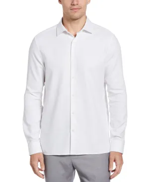 Untucked Geometric Dobby Shirt