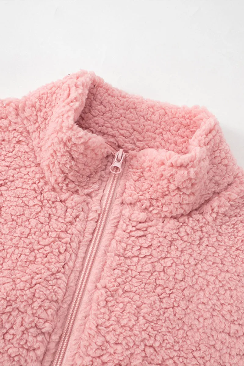 US3161 Fleece Jacket and Shorts Set