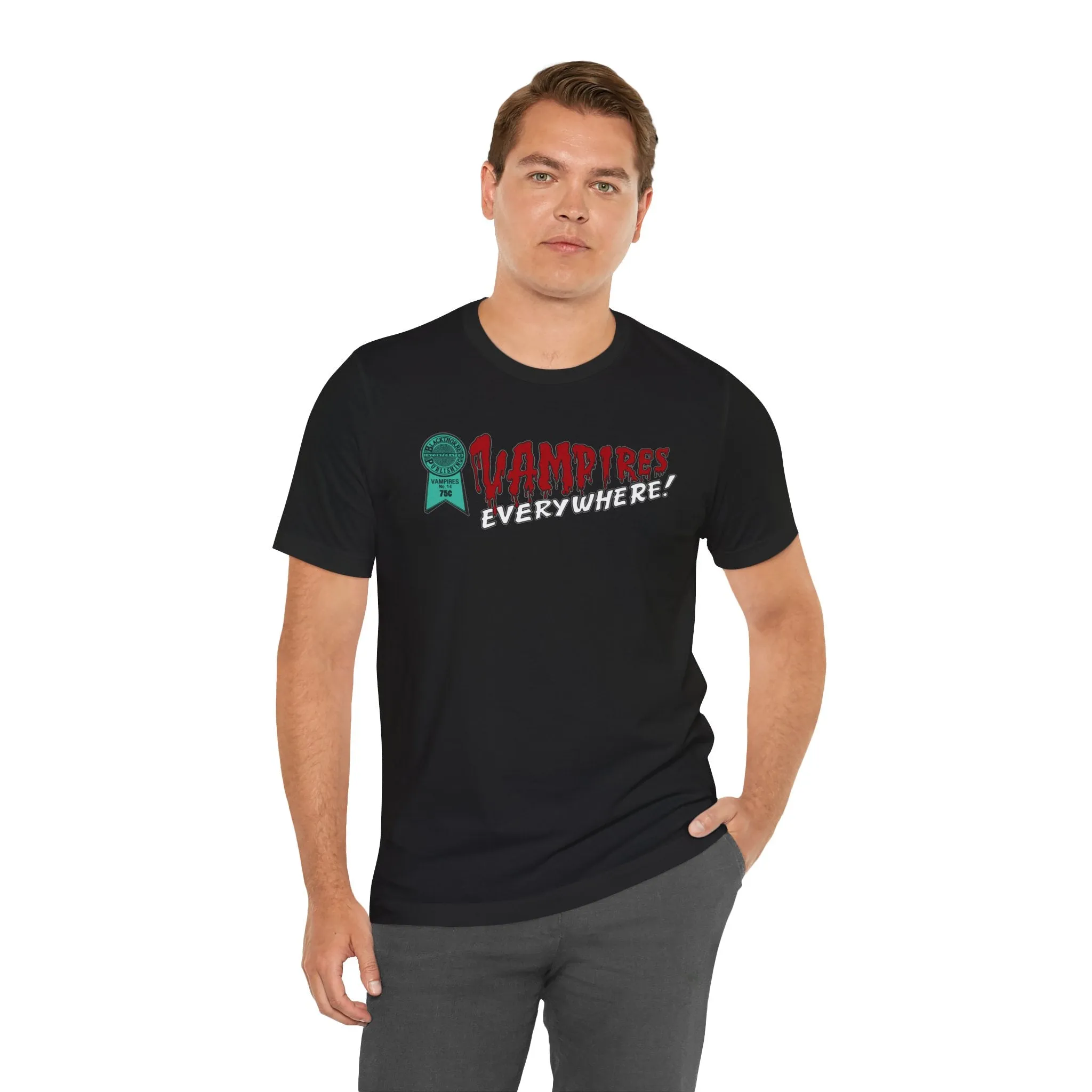 Vampires Everywhere Comic Unisex Jersey Short Sleeve Tee