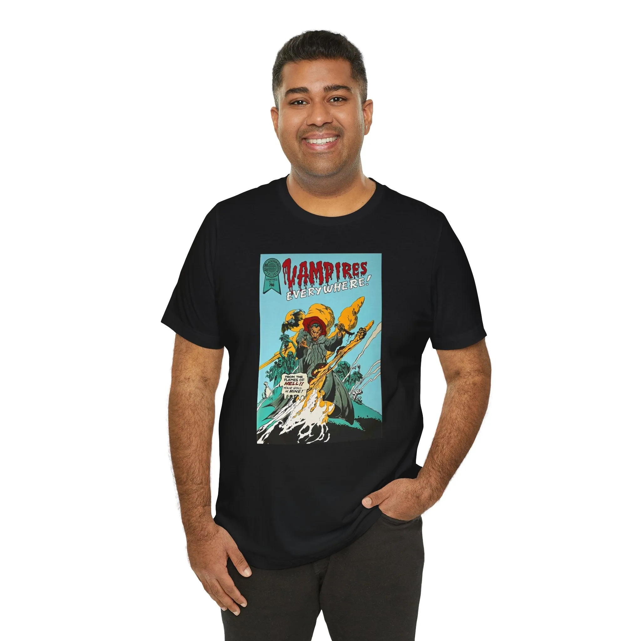 Vampires Everywhere / I don't like scary comics /  Unisex Jersey Short Sleeve Tee
