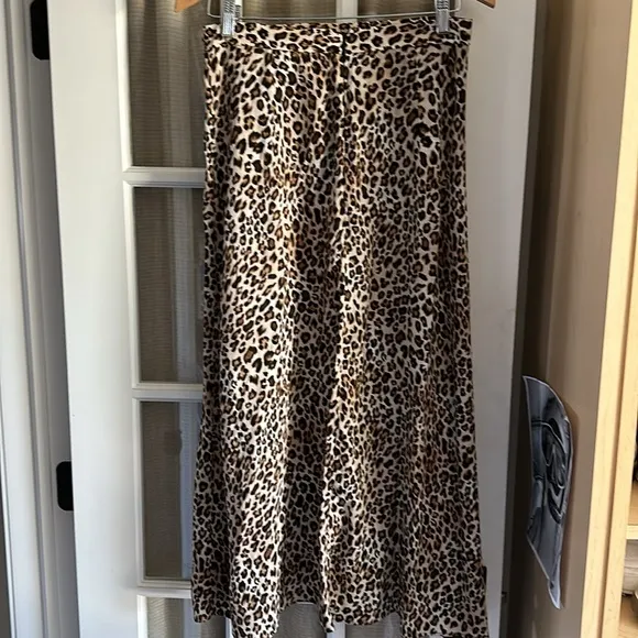 VELVET animal, print, wrap  skirt, size small