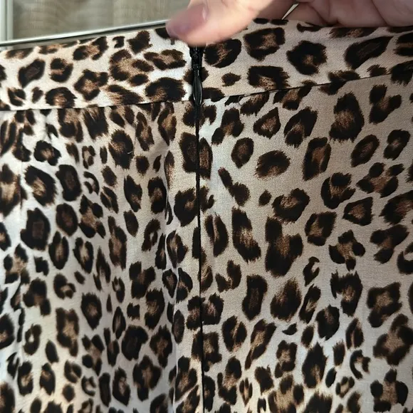 VELVET animal, print, wrap  skirt, size small
