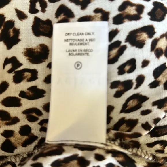 VELVET animal, print, wrap  skirt, size small