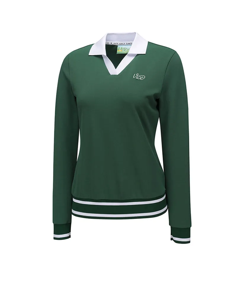Vice Golf Atelier Women Essential  T-Shirt - D/Green
