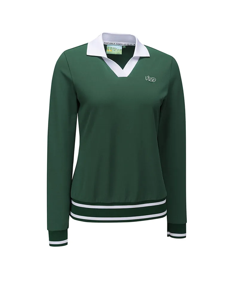 Vice Golf Atelier Women Essential  T-Shirt - D/Green