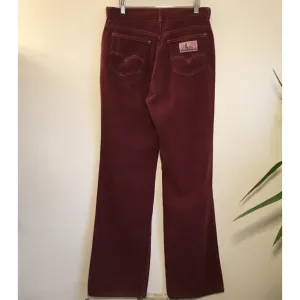 Vintage 1970s LEVIS PLOWBOY Brushed Denim Wide Leg Jeans Ultra High Rise Trousers
