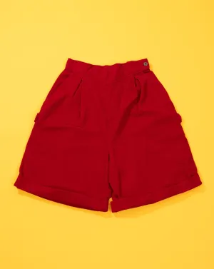 Vintage 90s Cabin Creek Hight Waisted Red Shorts