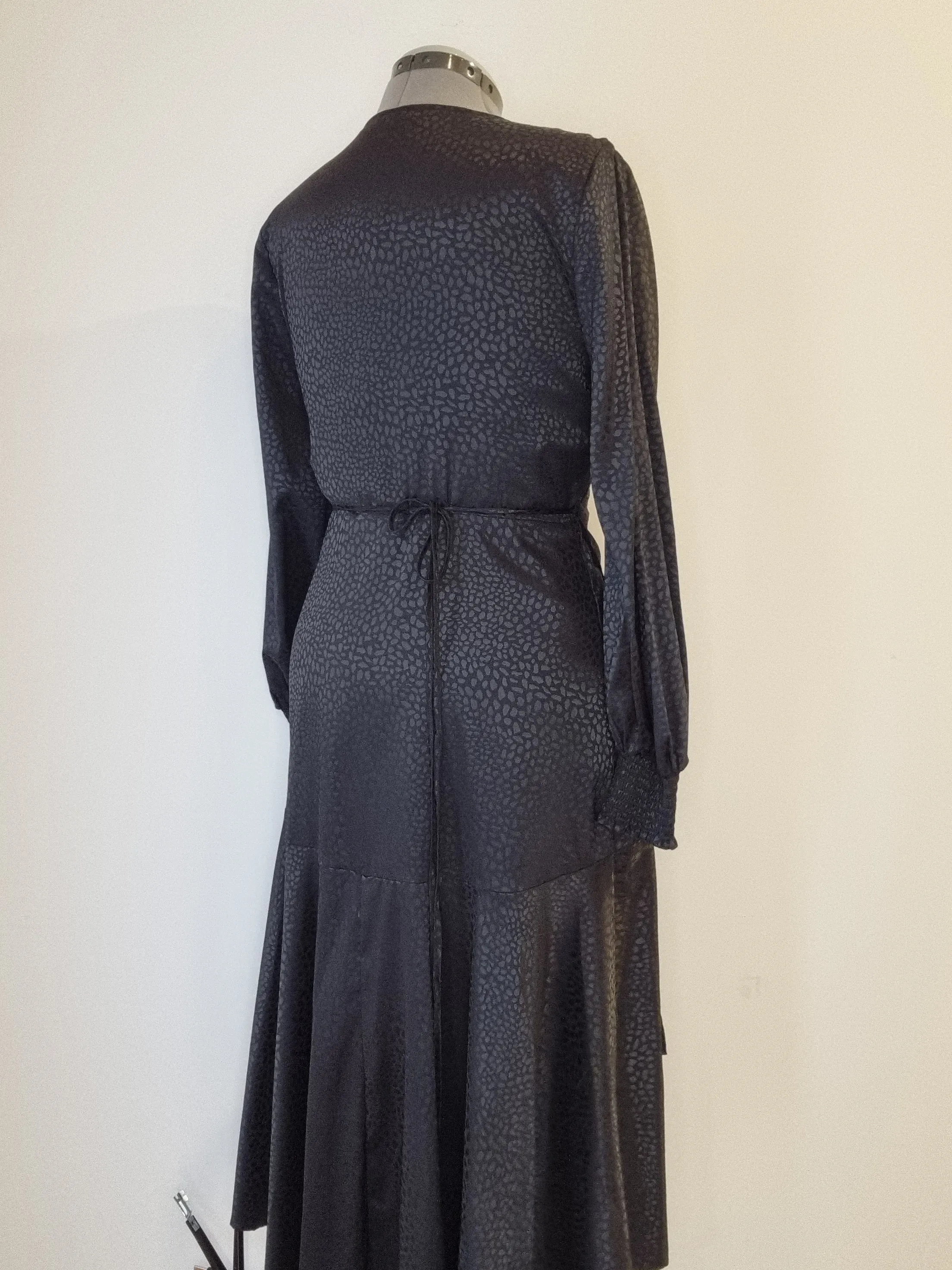 Whistle Elegant Wrap Midi Dress - Size 12