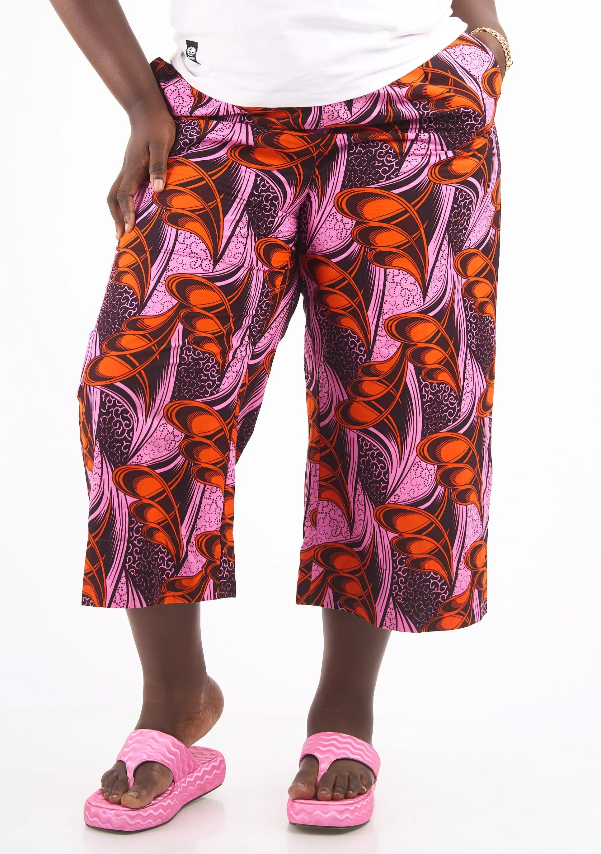 Wide Leg Pants - Red Wings
