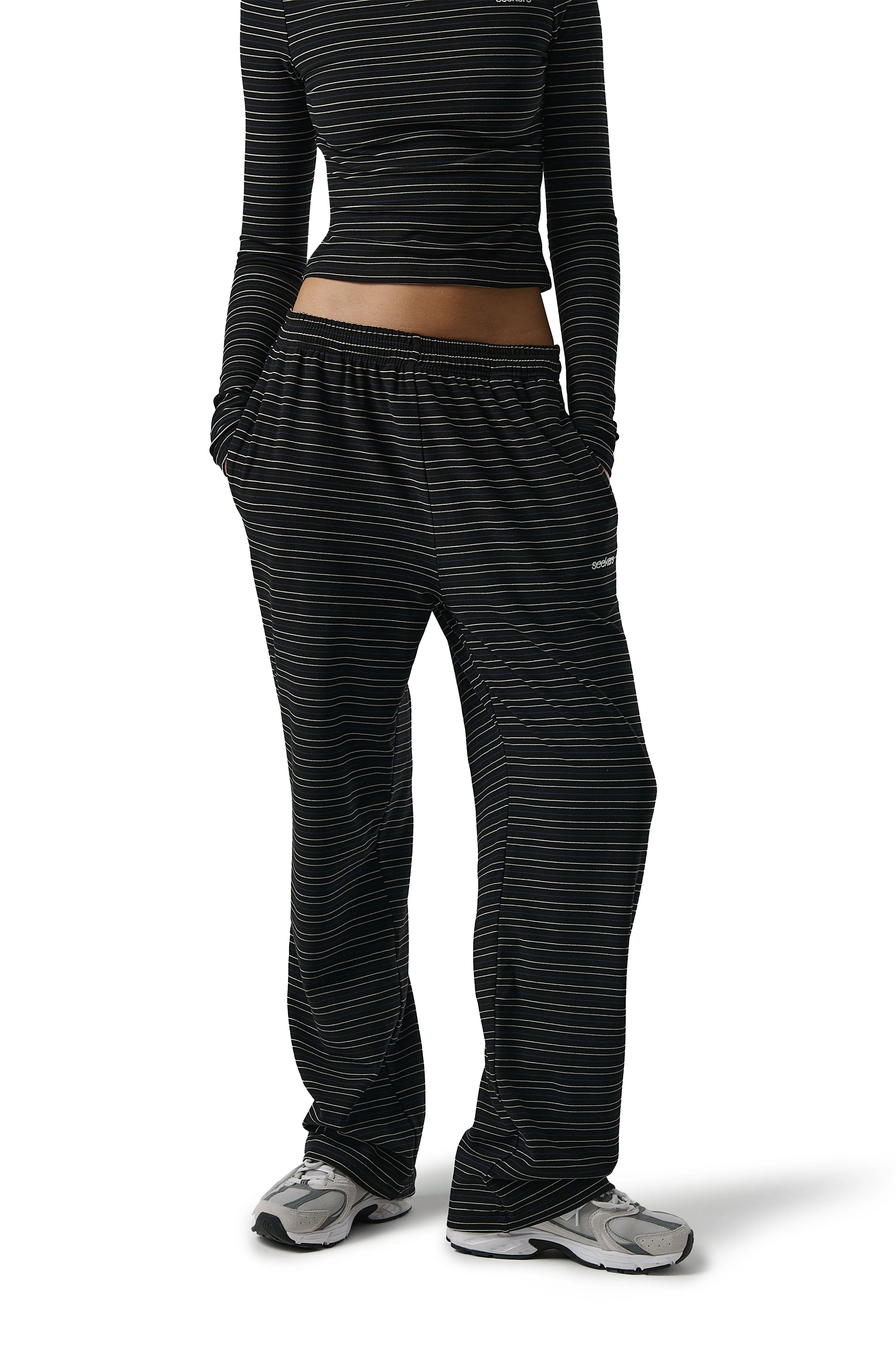 Wilbur Soft Wide Leg Pants in Black
